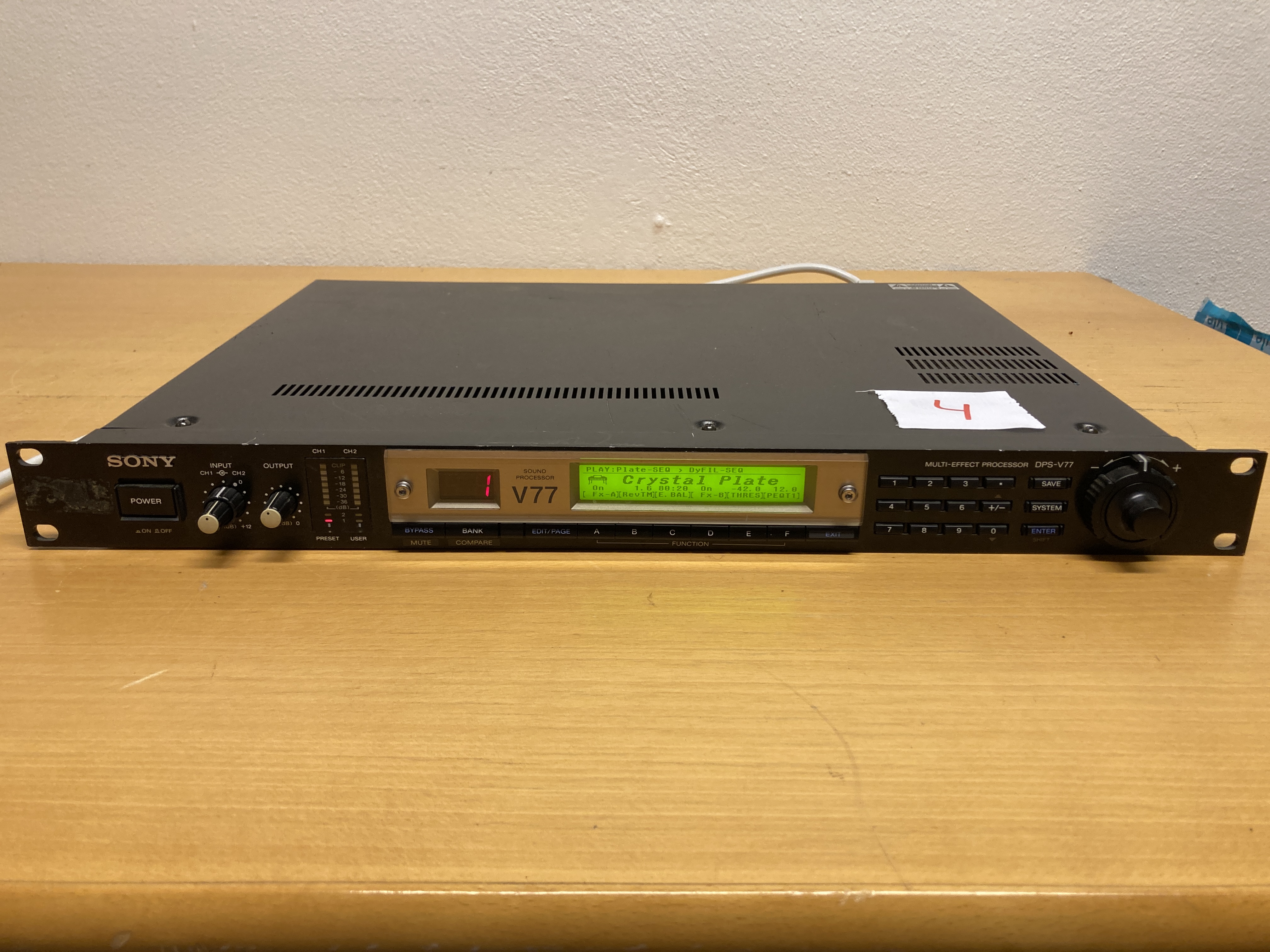 希少！SONY DPS-V77 マルチエフェクトプロセッサー PA Sony DPS-V77