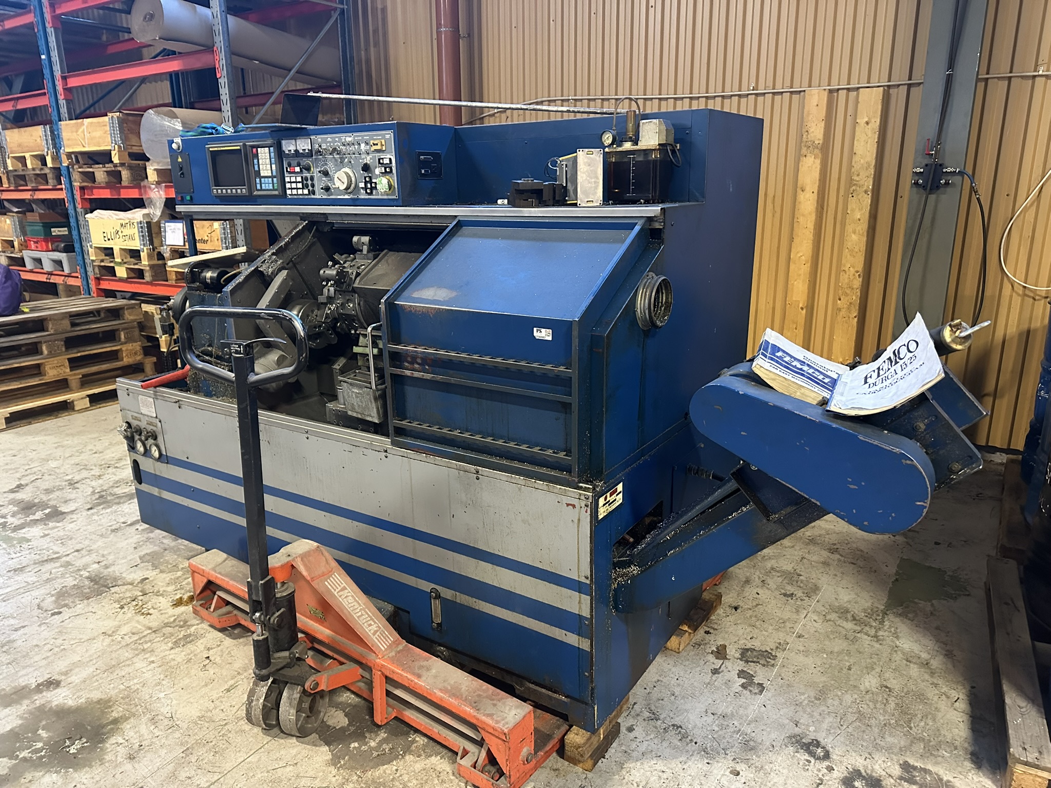 CNC lathe Femco Durga 15/25 - spare parts machine - PS Auction
