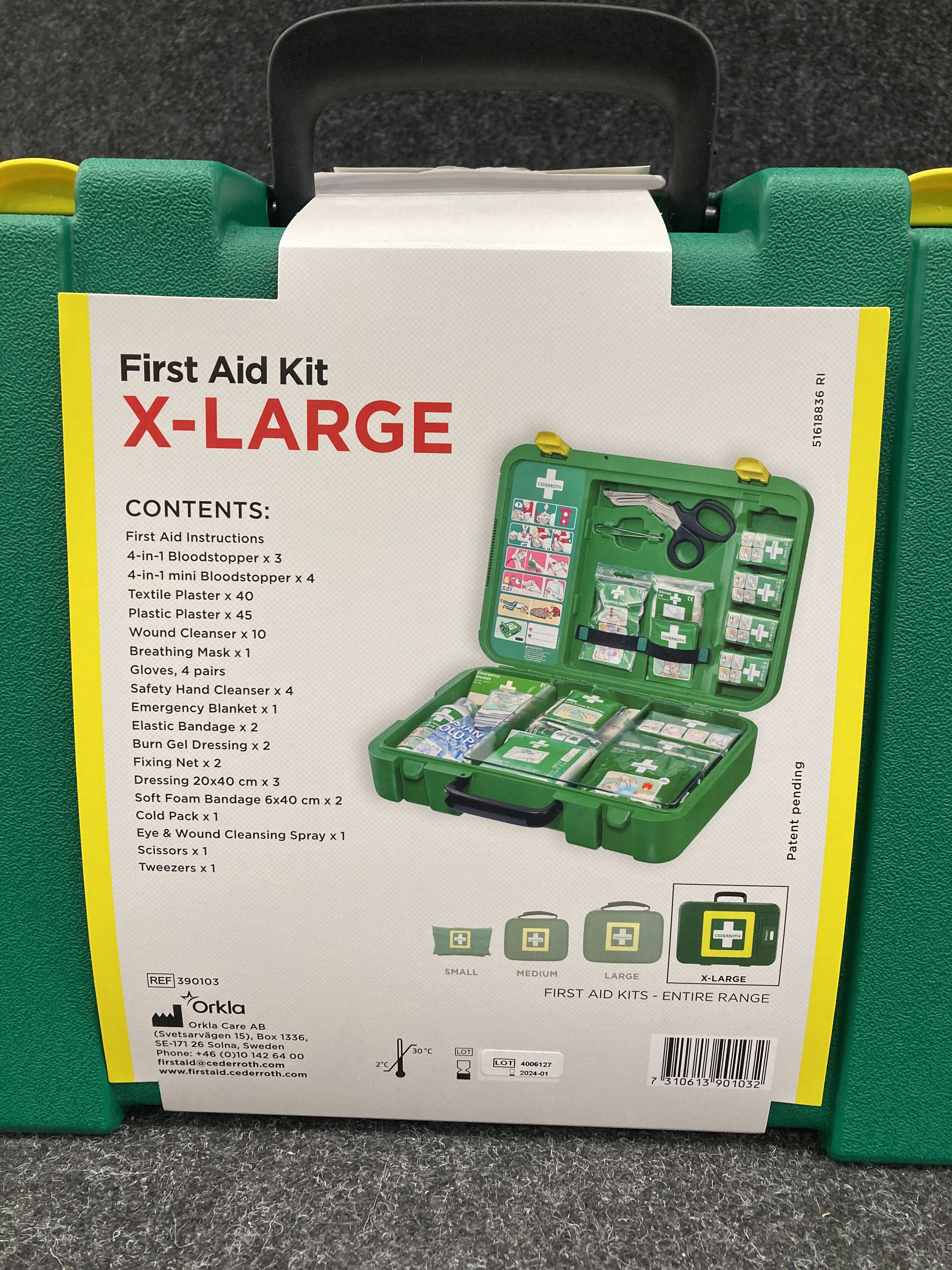 First aid kit Cederroth XLarge PS Auction We value the future