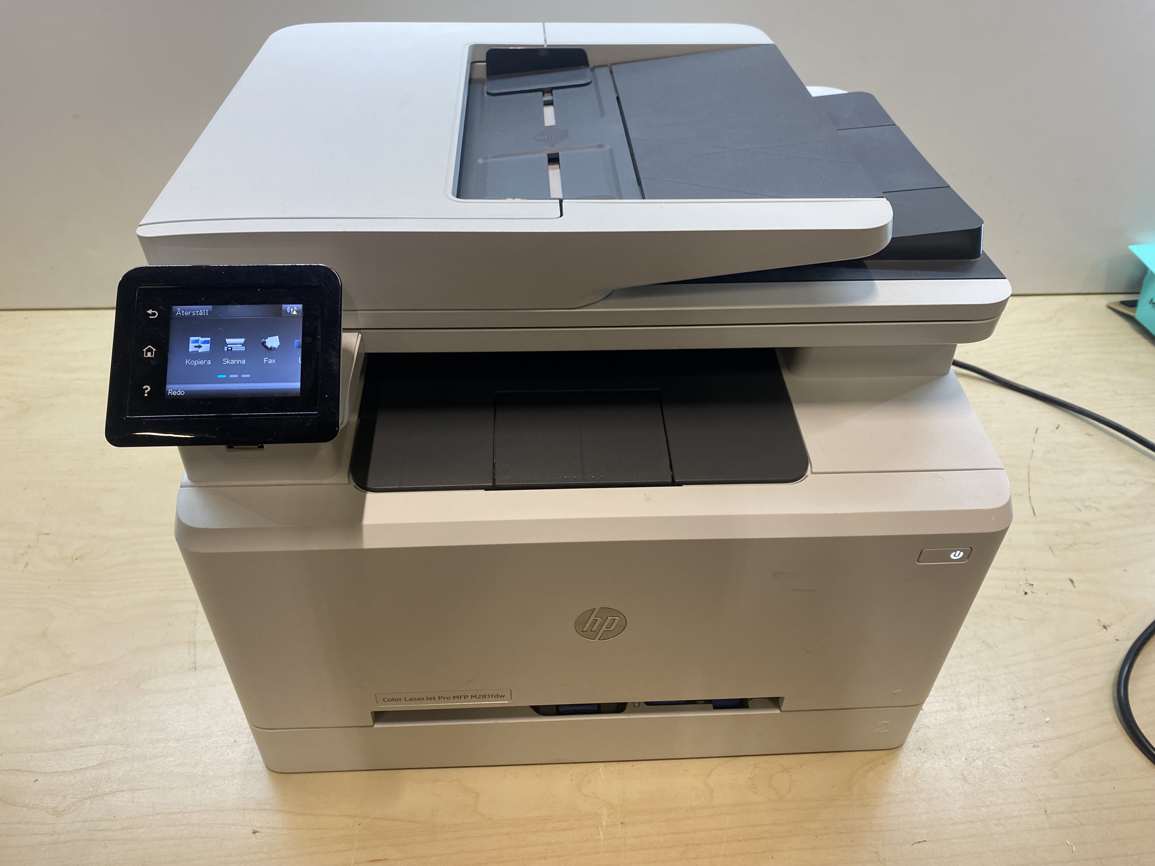 M281fdw Rear Printer HP Color LaserJet Pro MFP M281fdw - PS Auction - We value the ...
