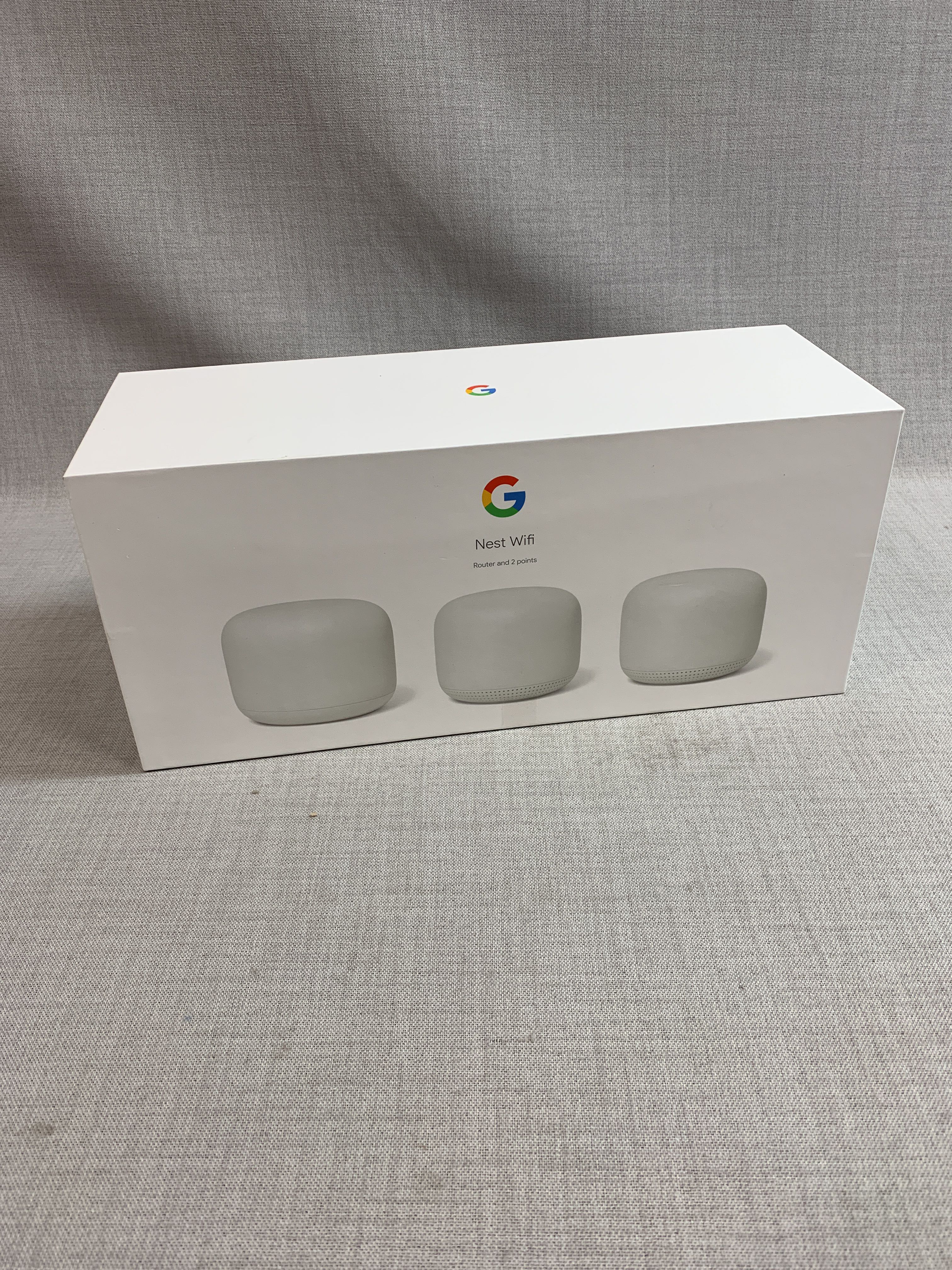 Google Nest WiFi Router + 2hp Point - White - PS Auction - We value the ...