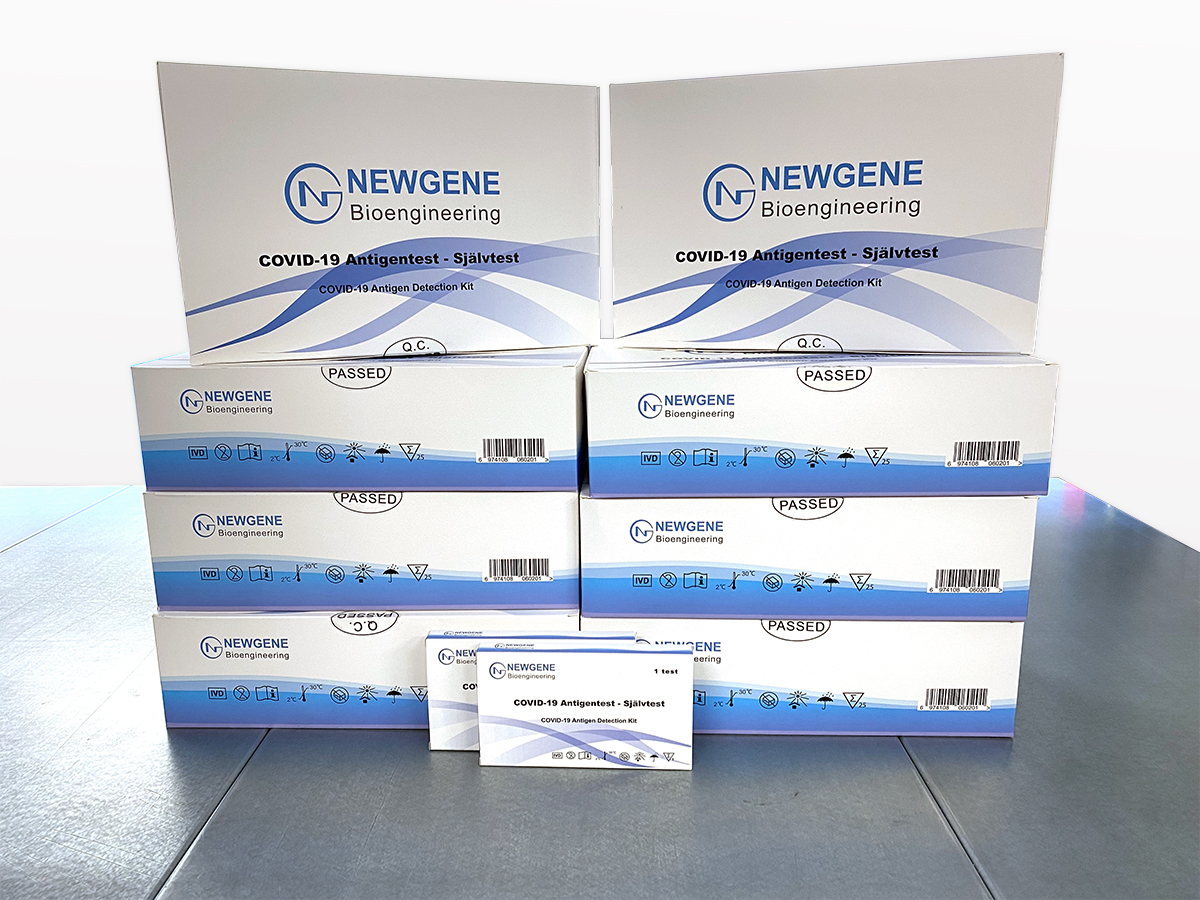 Covid 19 Antigen Test 200 Pcs Newgene self test PS Auction We Value The Future Largest 