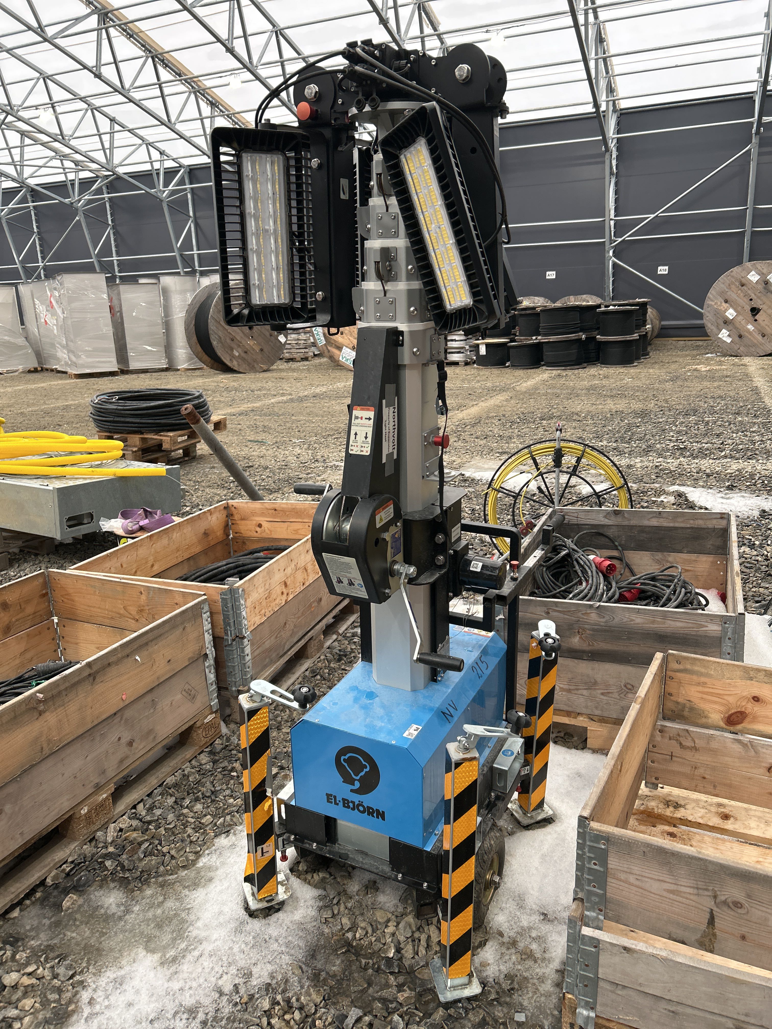 Lighting mast - EL-Björn Digitower MLT-1K2-M - PS Auction