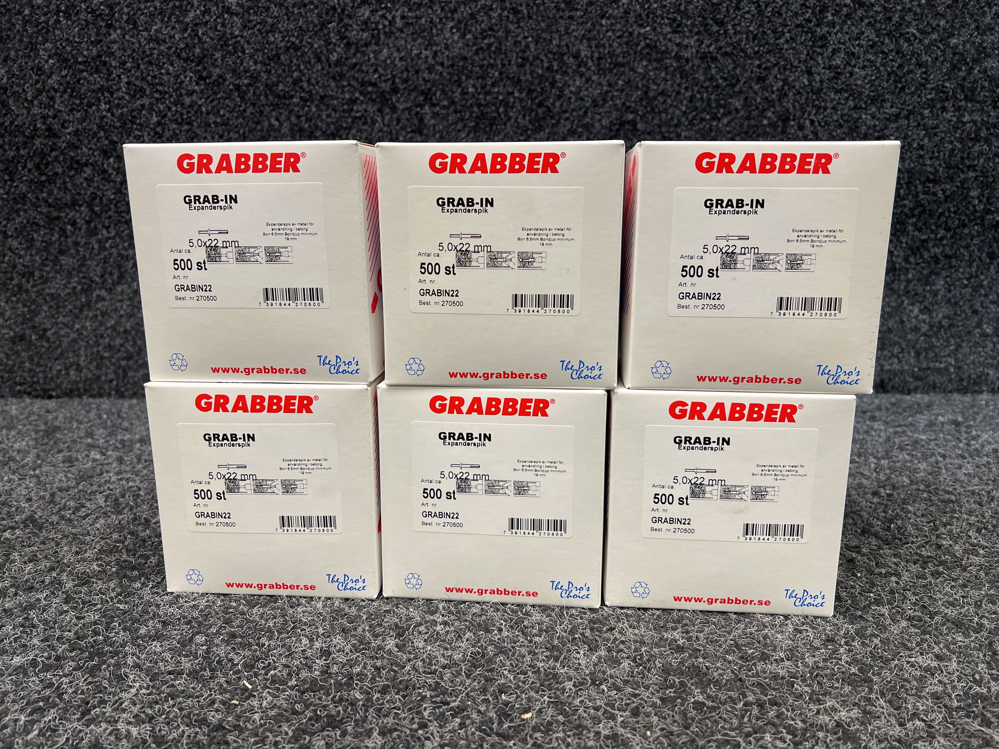 About 3,000 Expander nails Grabber 5.0x22mm - PS Auction - We value the ...