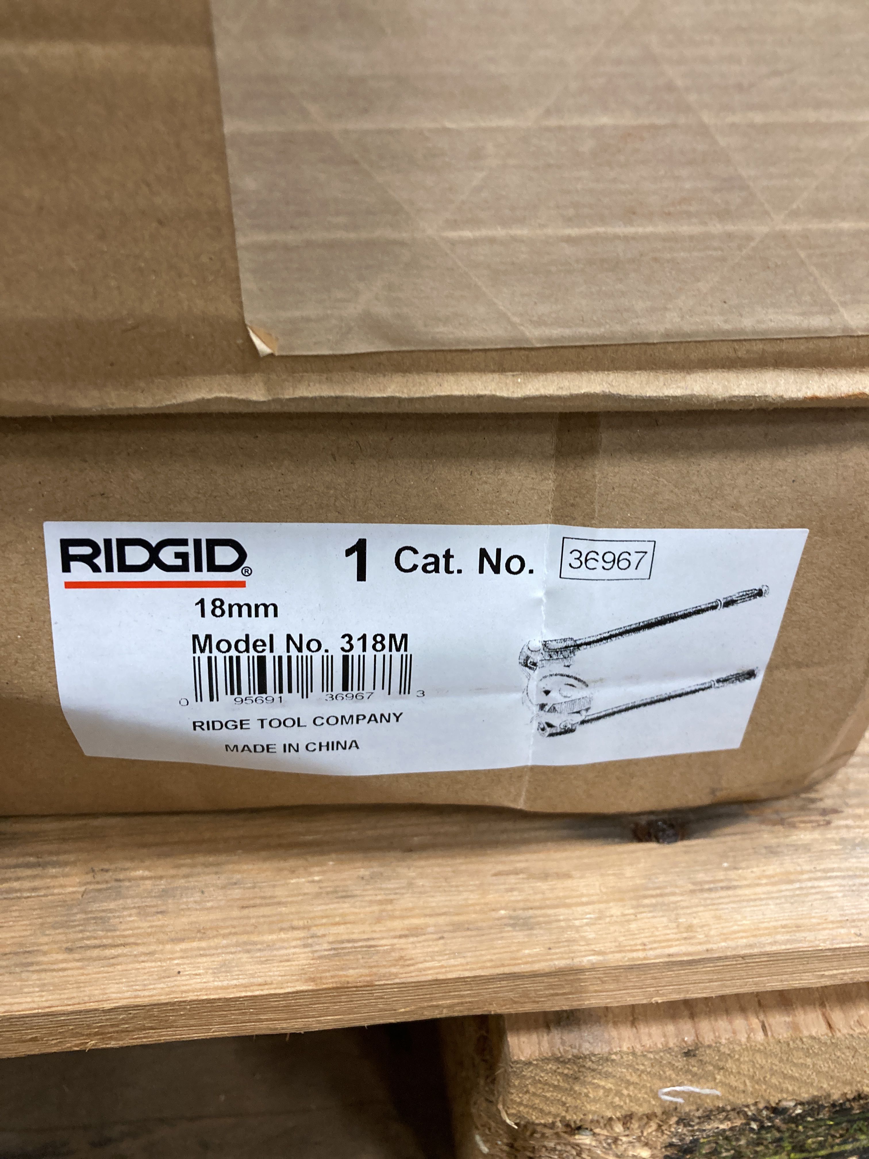 Doblatubos De Fontanería Serie 300 Modelo 318M, Ridgid 36967