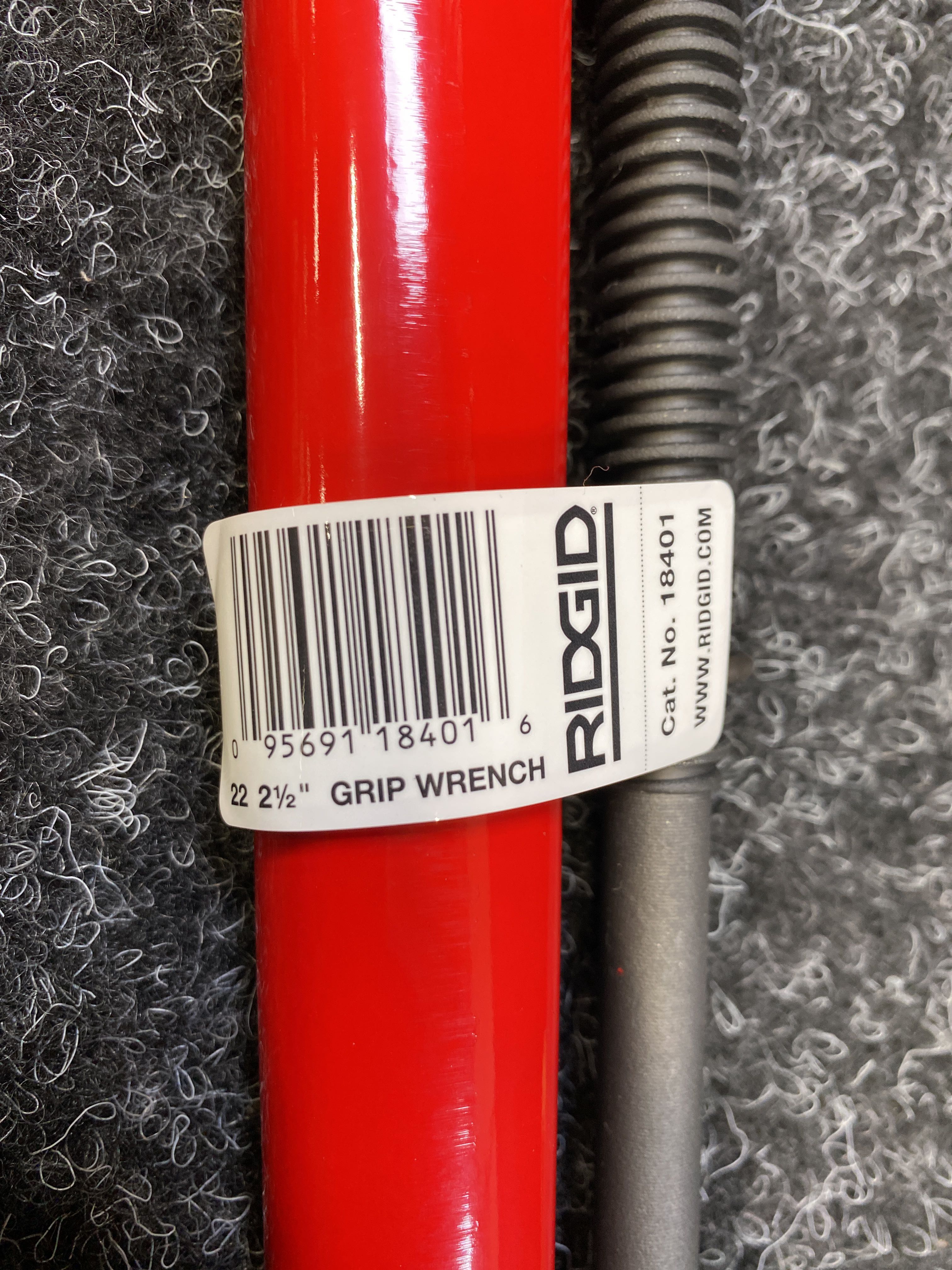 Clé à Tuyau RIDGID 1143 2,5 Pouces - Robuste Acier Rouge - Occasion