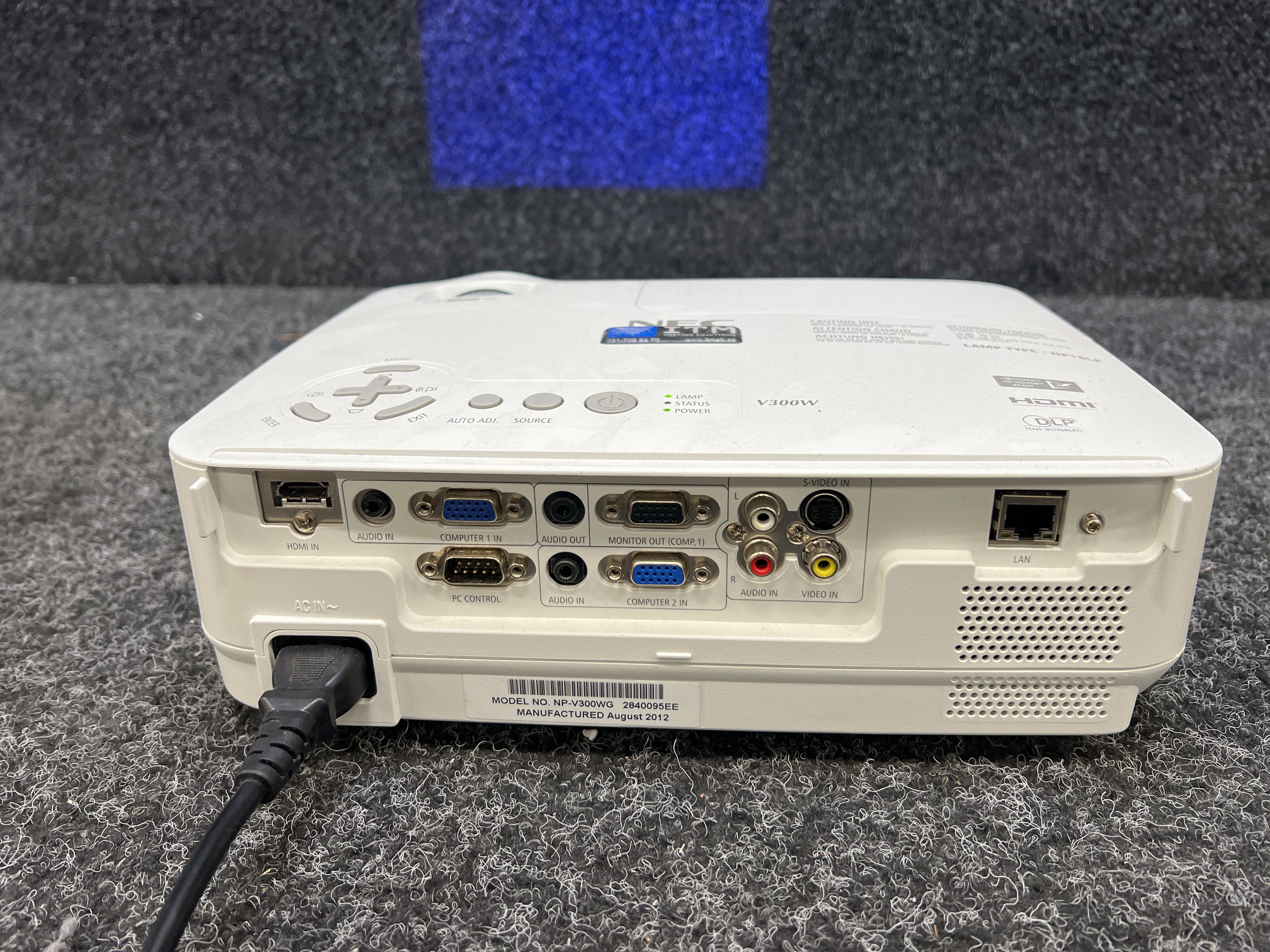 Projector NEC NP-V300W - PS Auction - We value the future