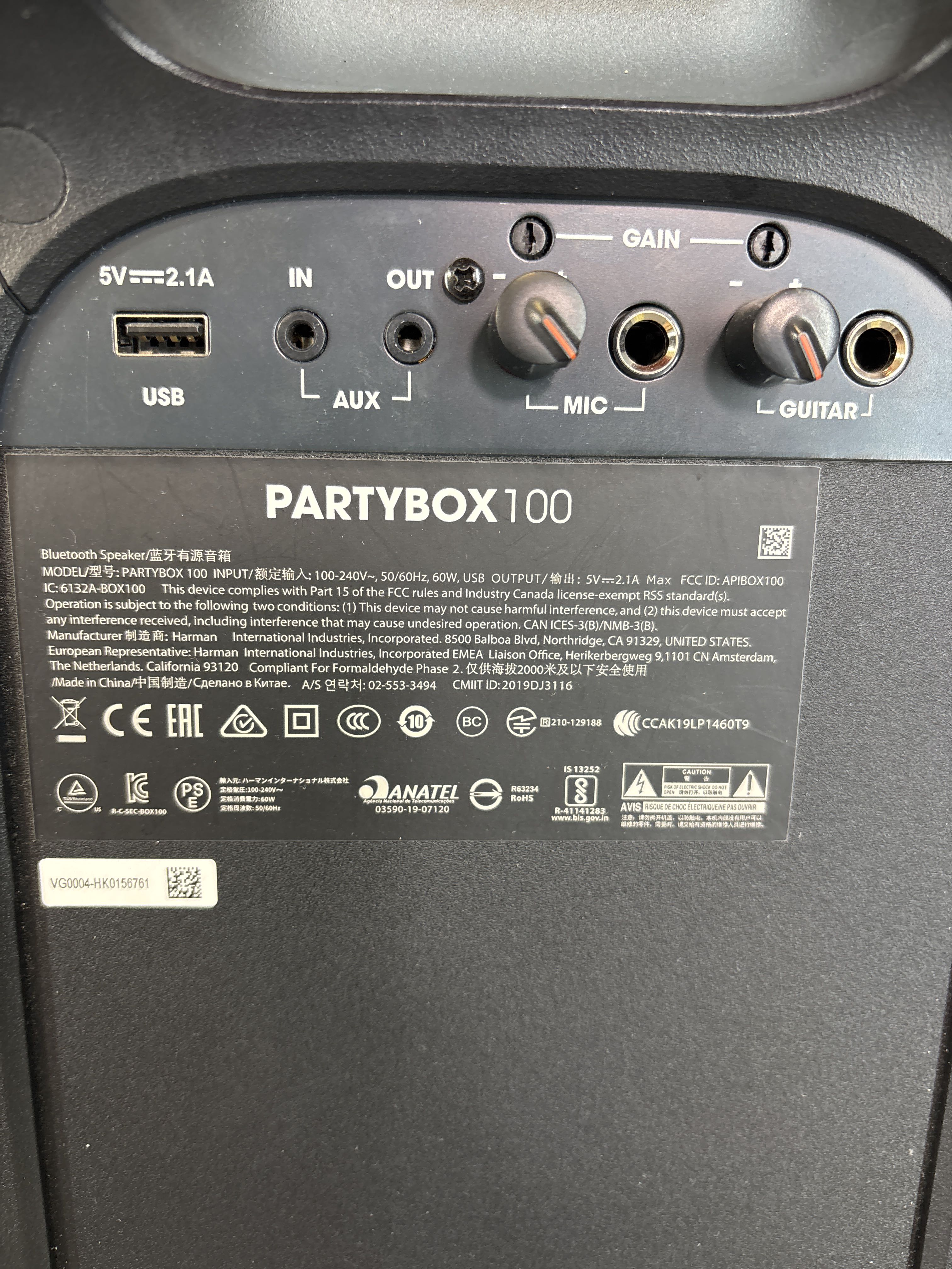 Speakers - JBL Partybox 100 - PS Auction - We value the future