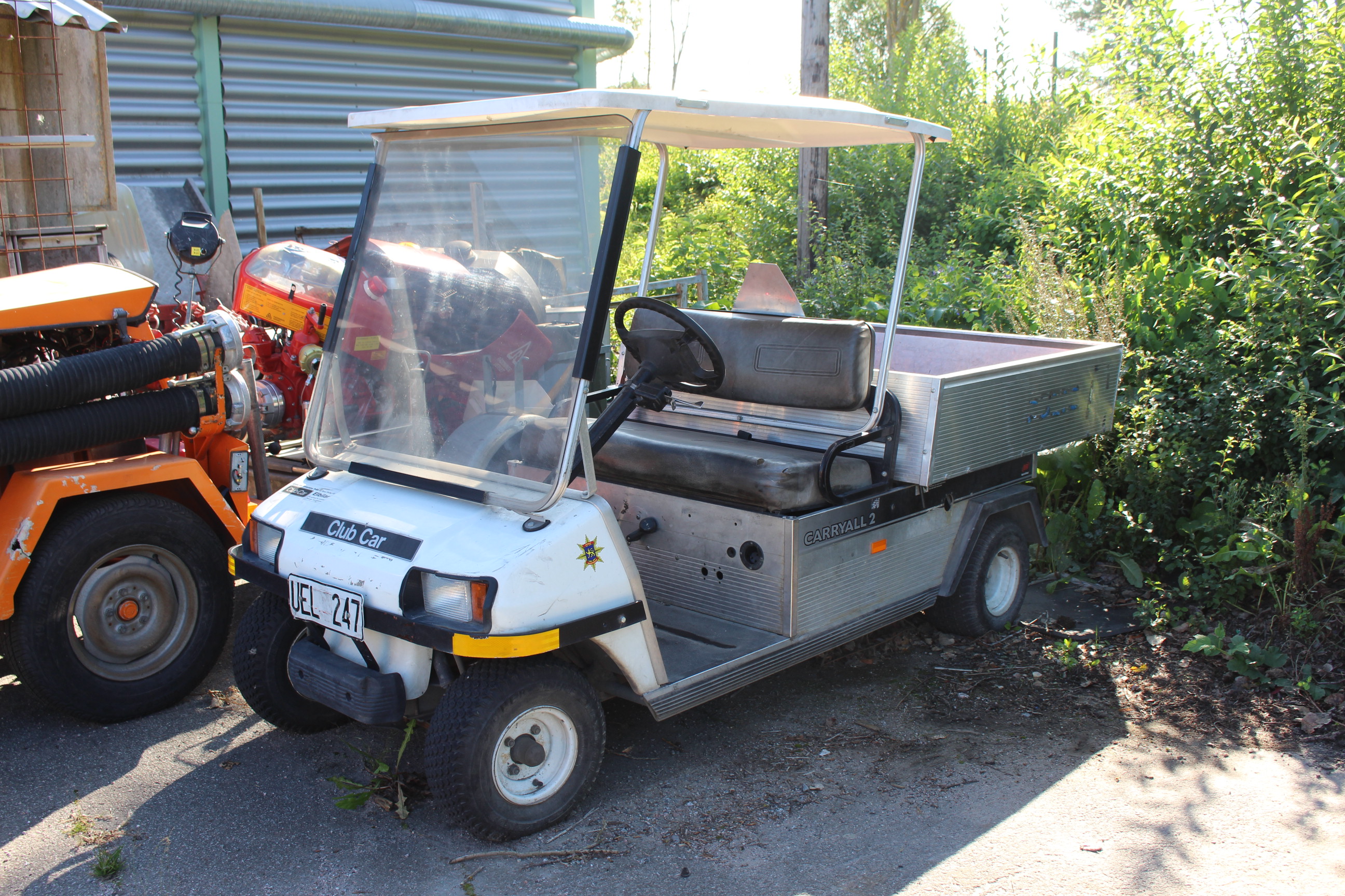Electric car CLUB CAR CARRYALL 2, 3kW with flakes (UEL247
