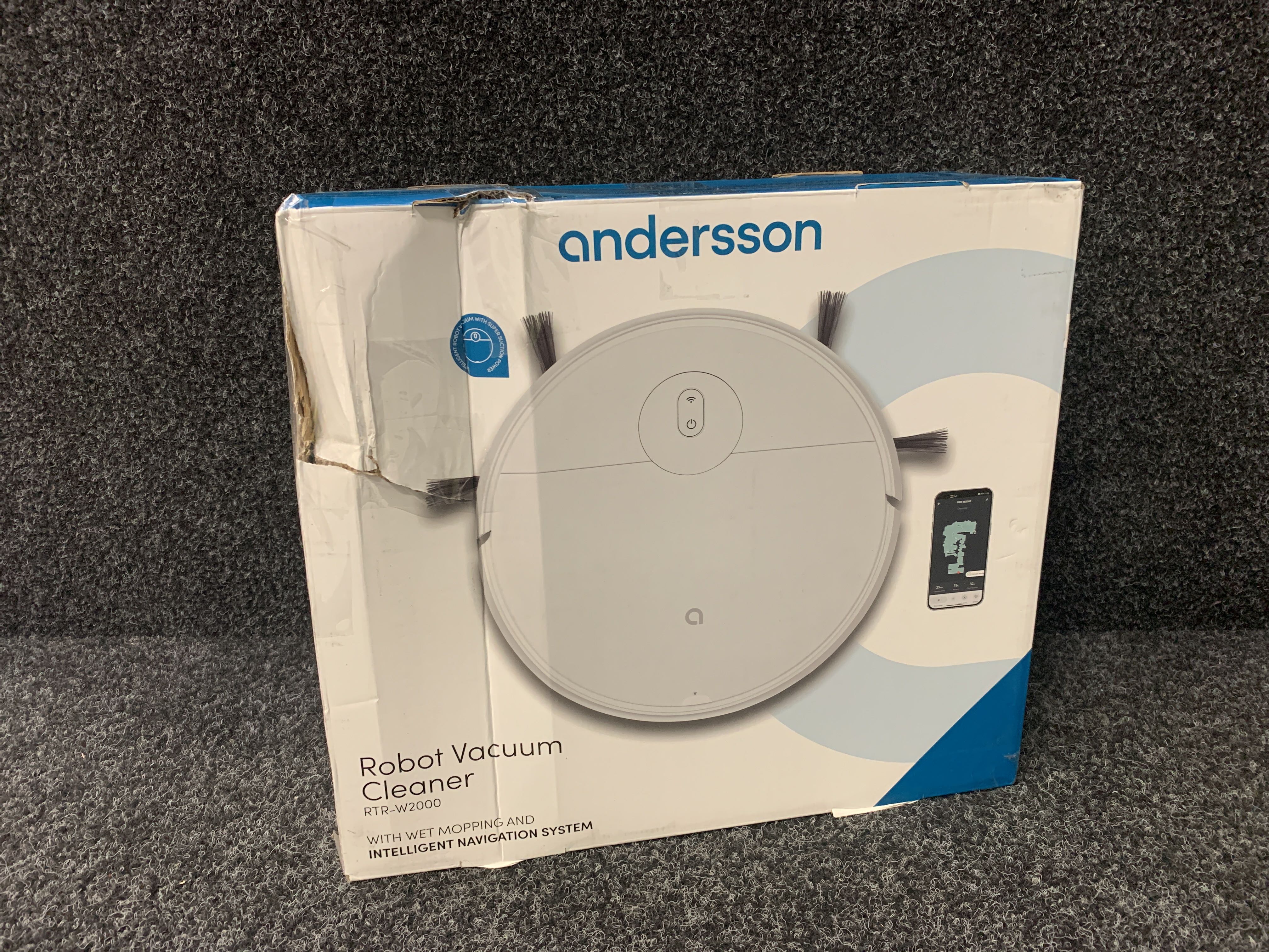 Robot vacuum cleaner Andersson RTRW2000 PS Auction We value the