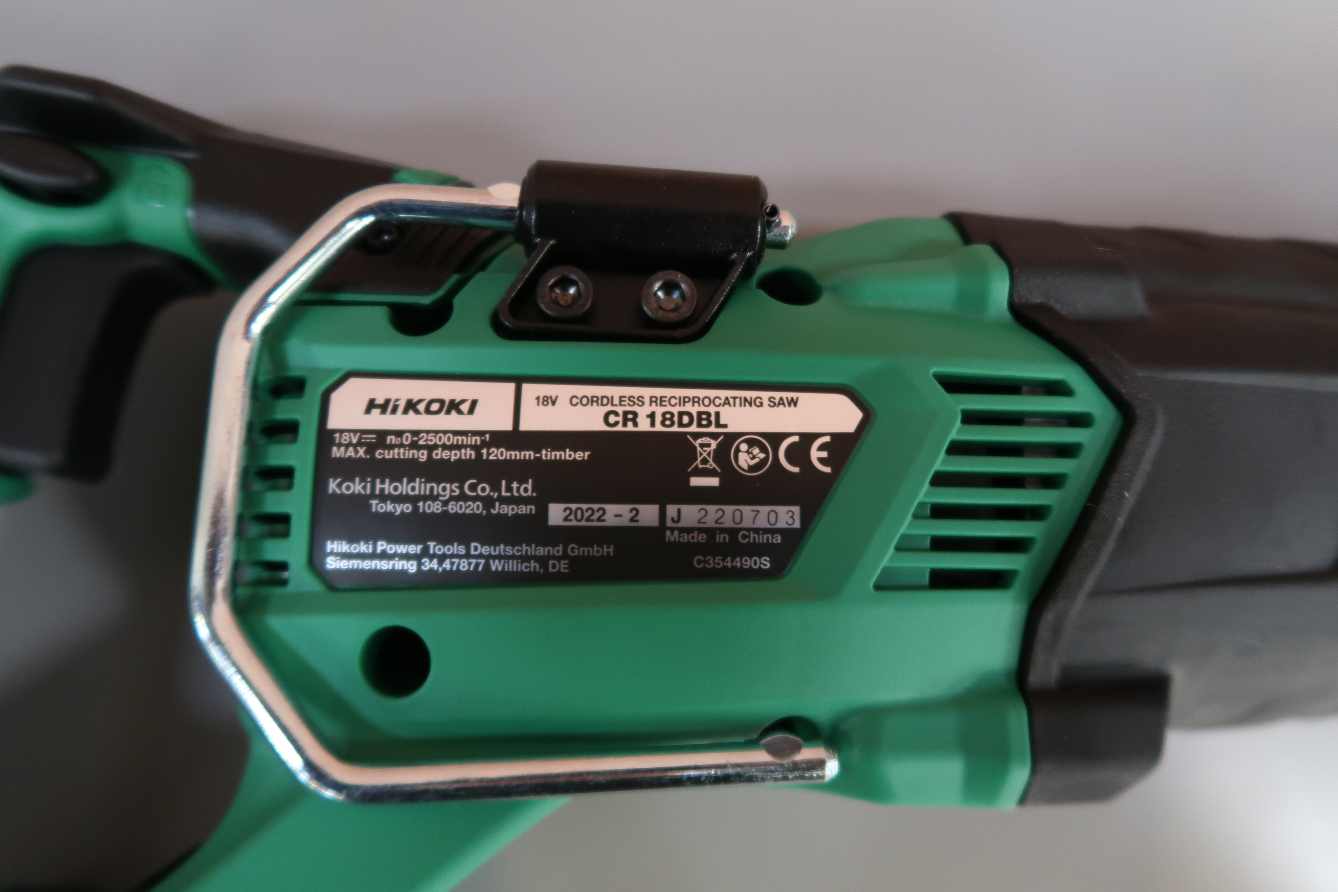 Tiger saw HiKOKI CR18DBL - PS Auction - We value the future 