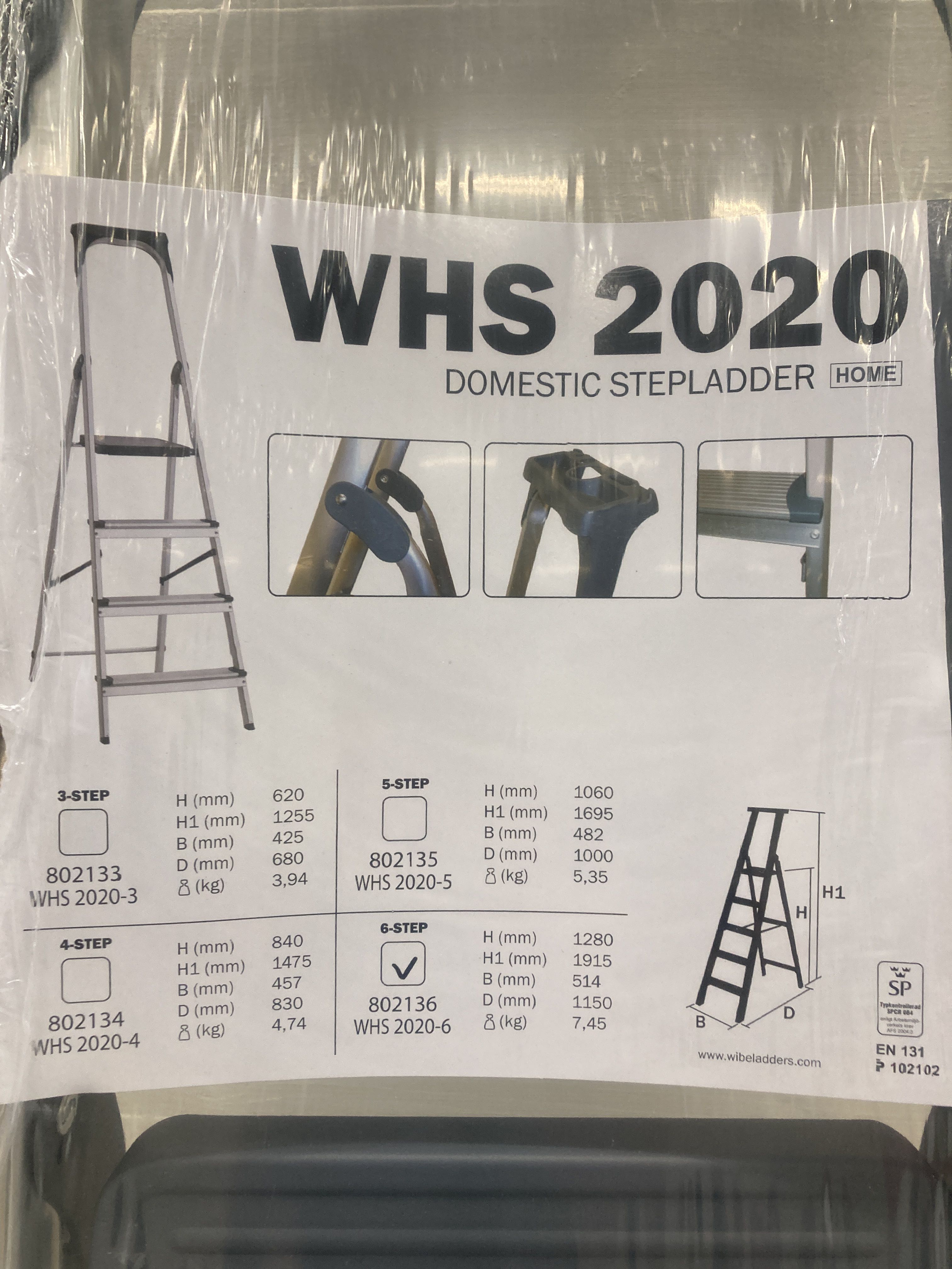 Hushållsstege Wibe WHS 2020 6-steg - Auktioner online - Nätauktioner ...