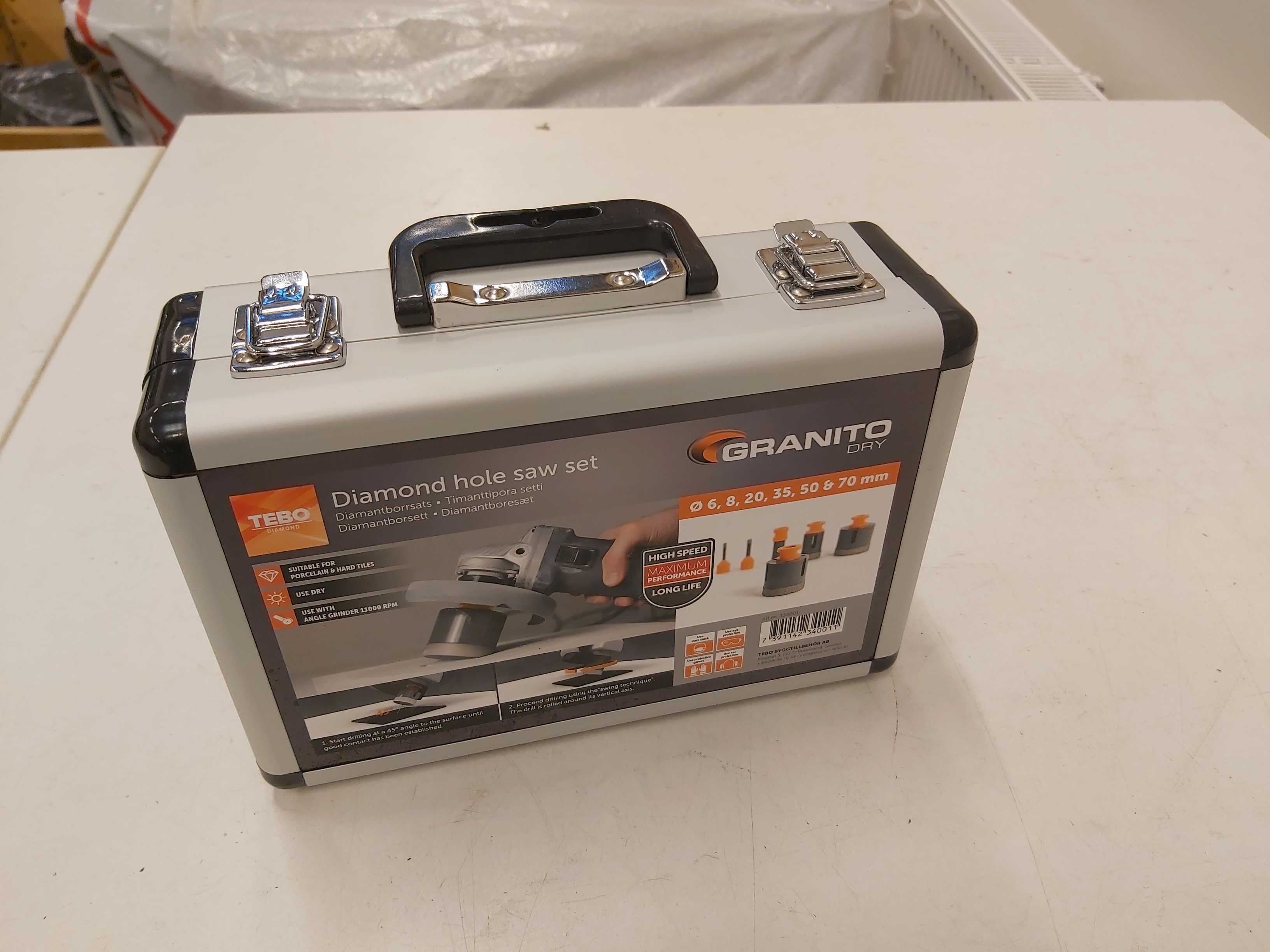 NEW Tebo diamond hole saw set - PS 