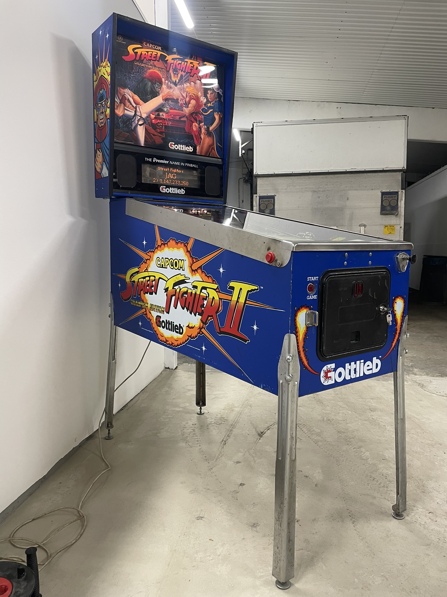 Pinball Game – Gottlieb Street Fighter II: Champion Edition (1993