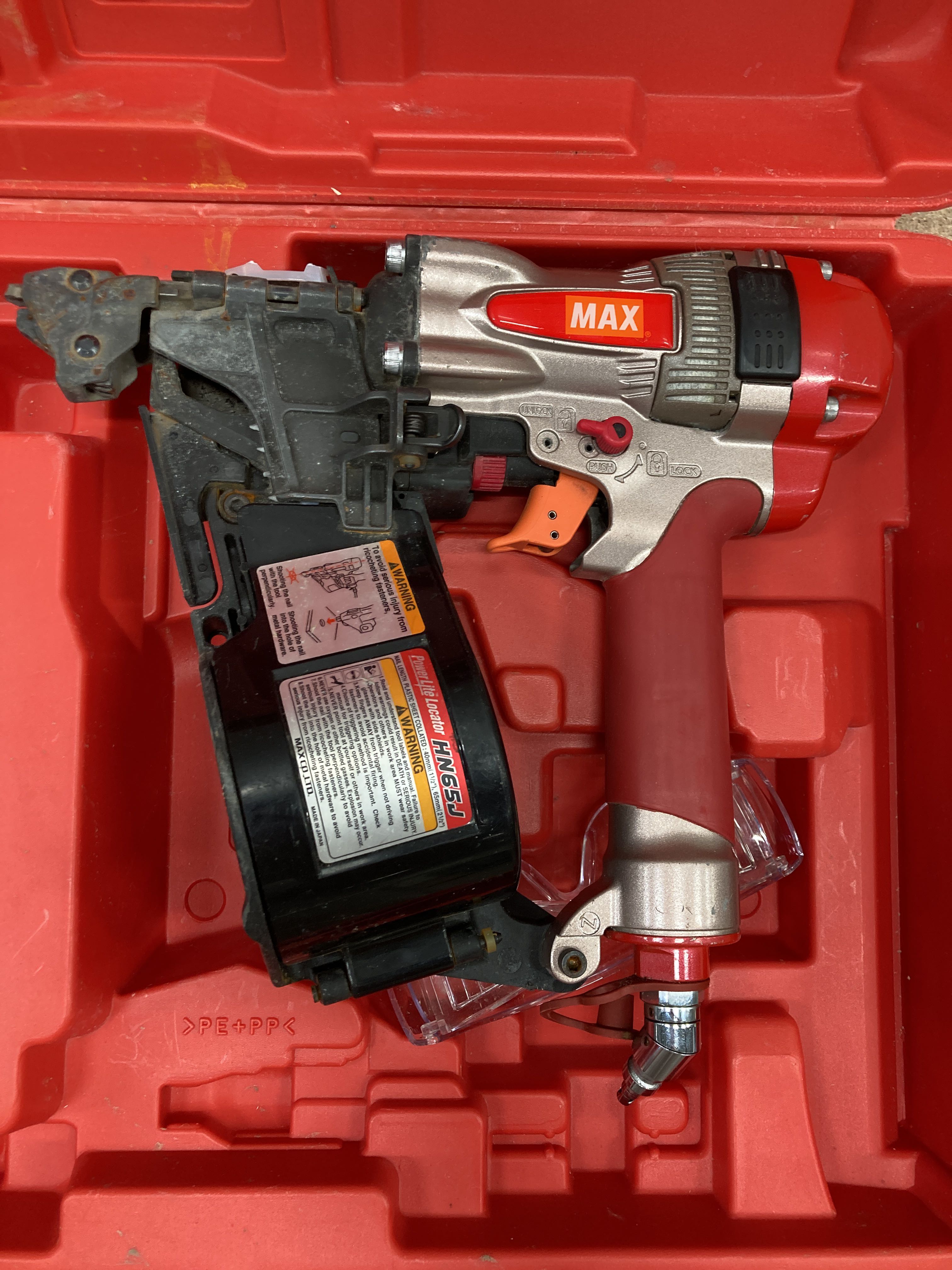 Nail gun MAX HN65J PS Auction We value the future Largest in net
