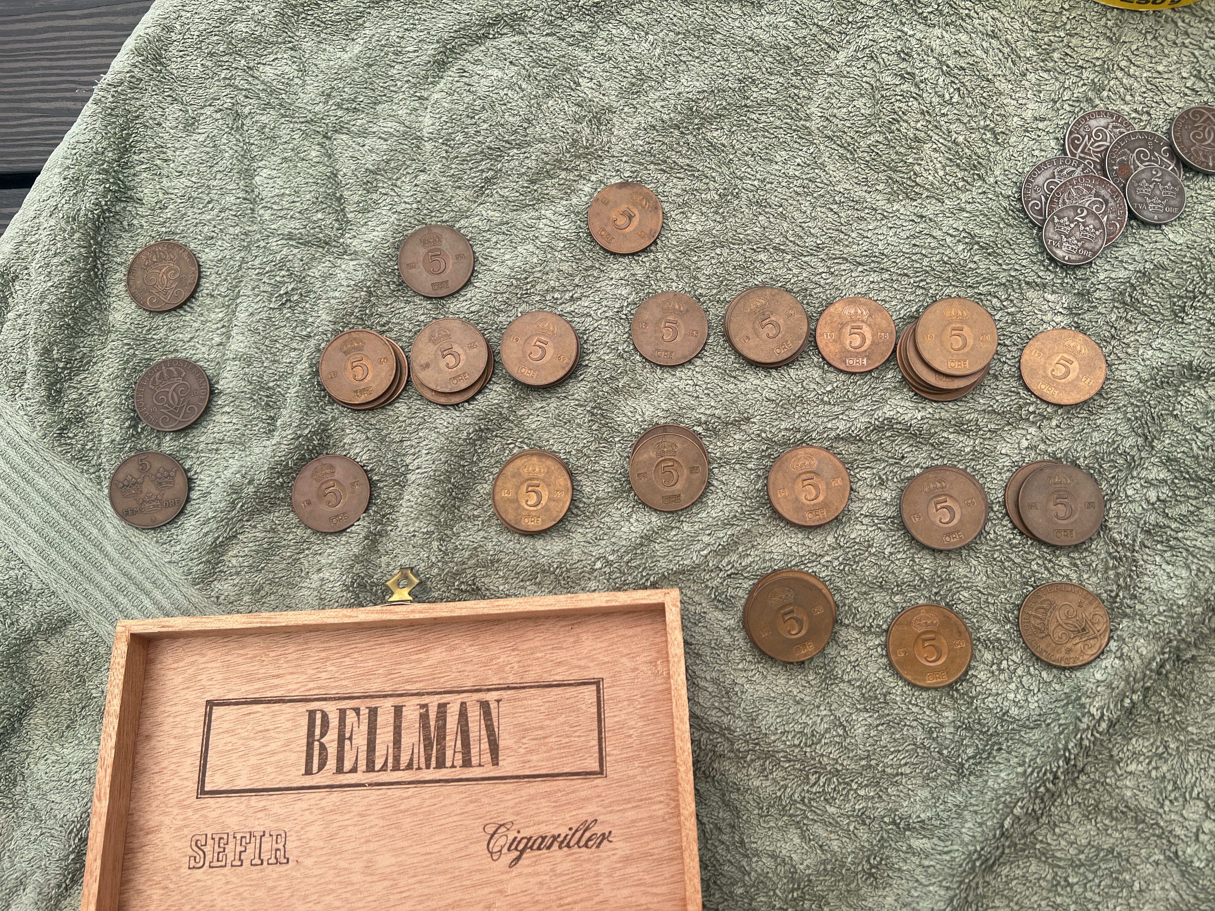 Large Coin Collection 7.6 kg 1 SEK 50.25.10.5 öre - PS