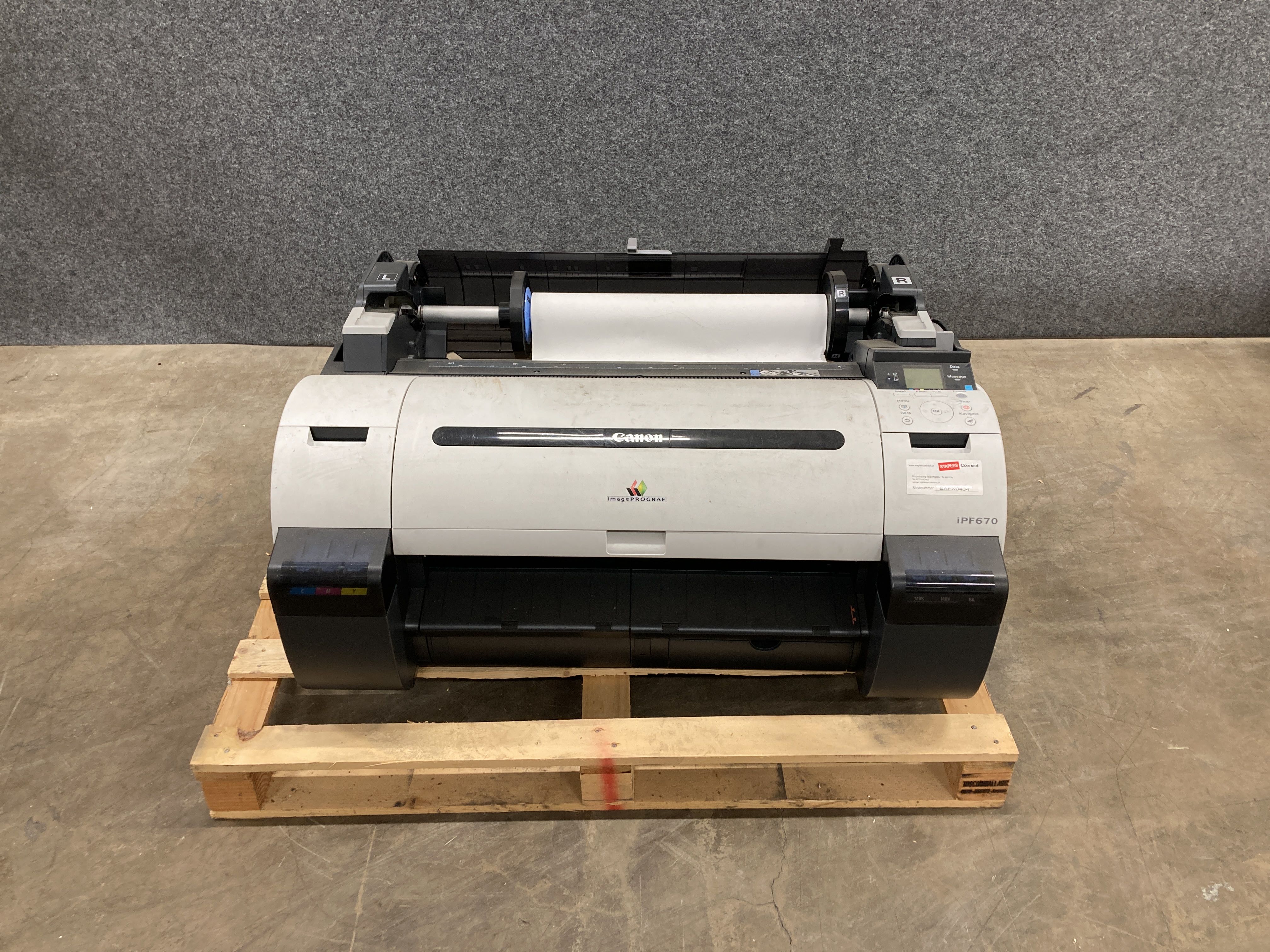 Large format printer Canon iPF670 - PS Auction - We value the 