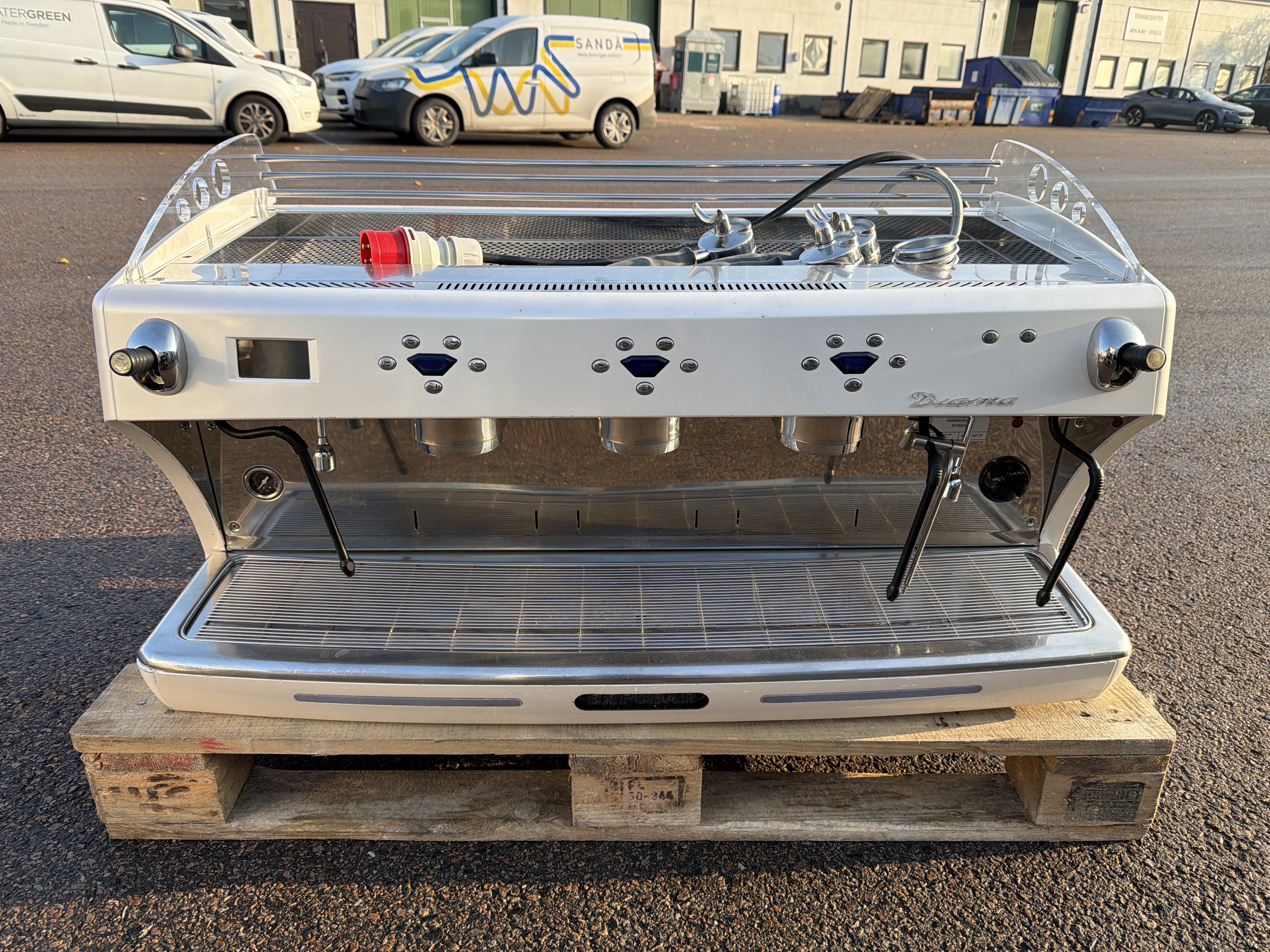Espresso machine / coffee machine, 3 groups - Expobar Diamant - PS ...