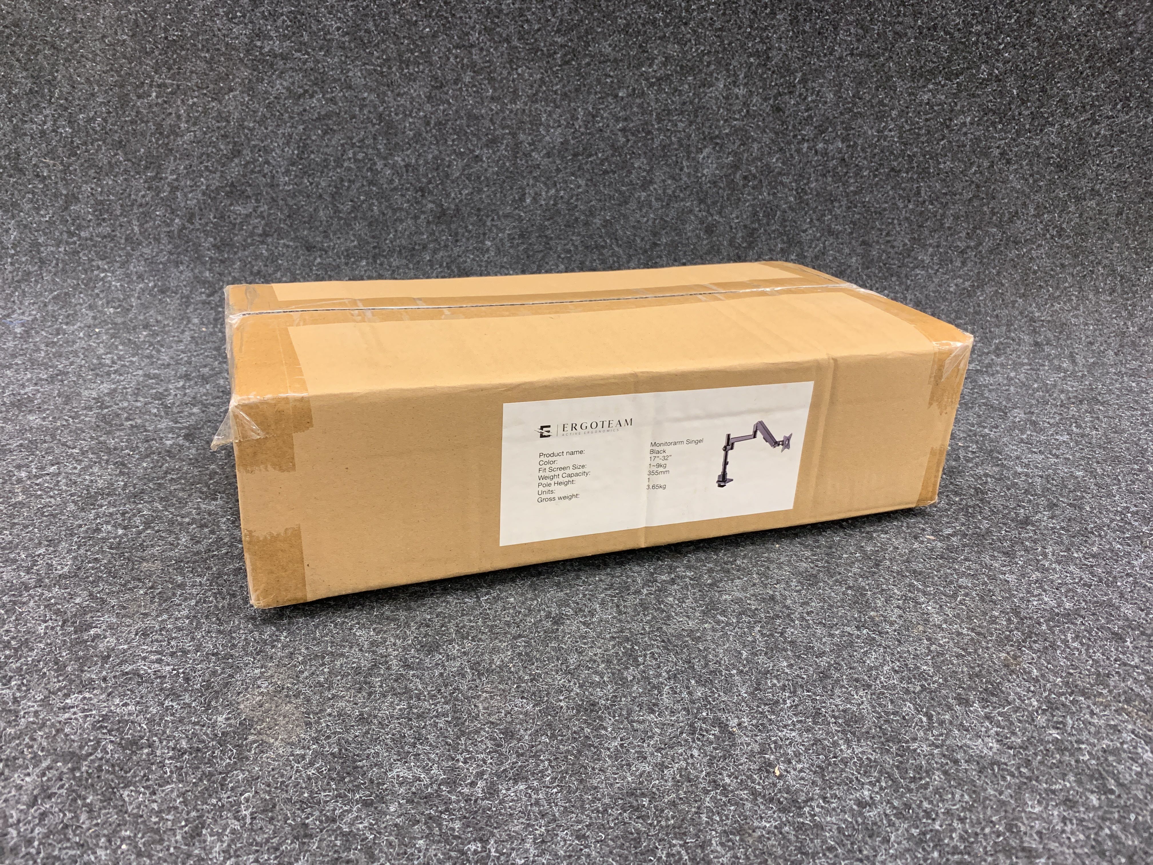Monitor arm single gas elite (black) - PS Auction - We value the future ...
