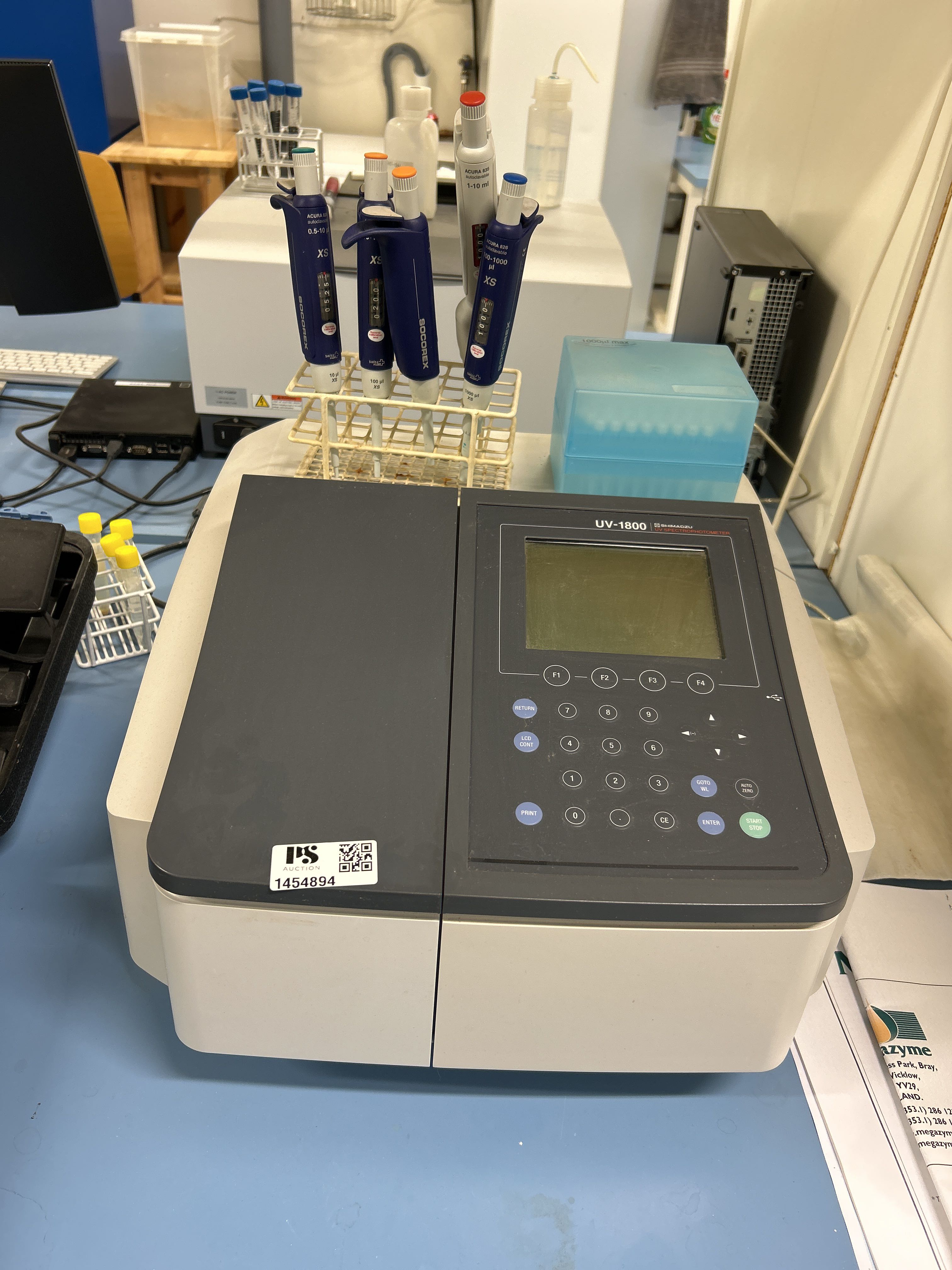 Yume様確認用 UV spectrophotometer - Shimadzu UV-1800 - PS Auction - We value