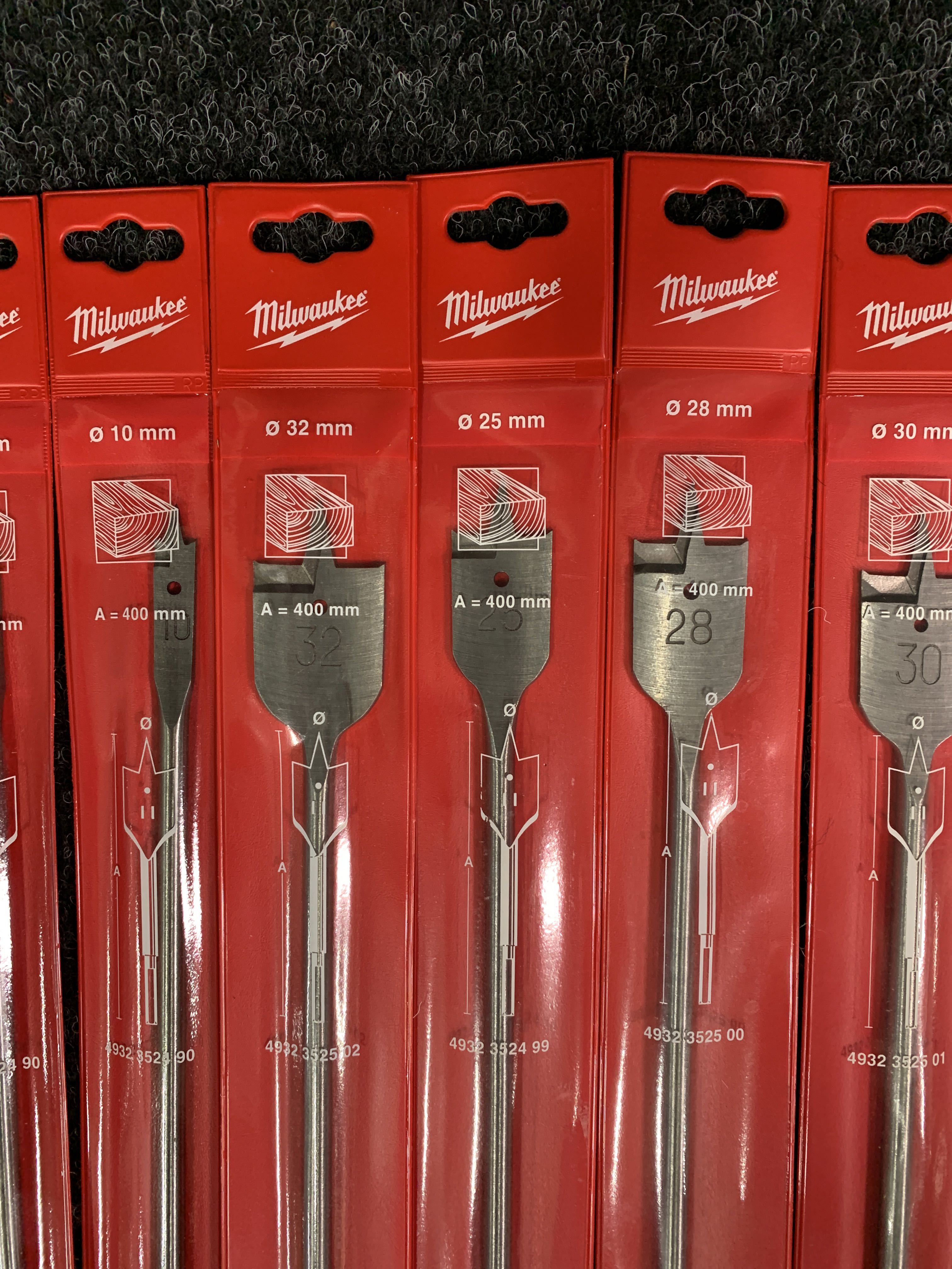 Assortment of wood drills Milwaukee PS Auction We value the future