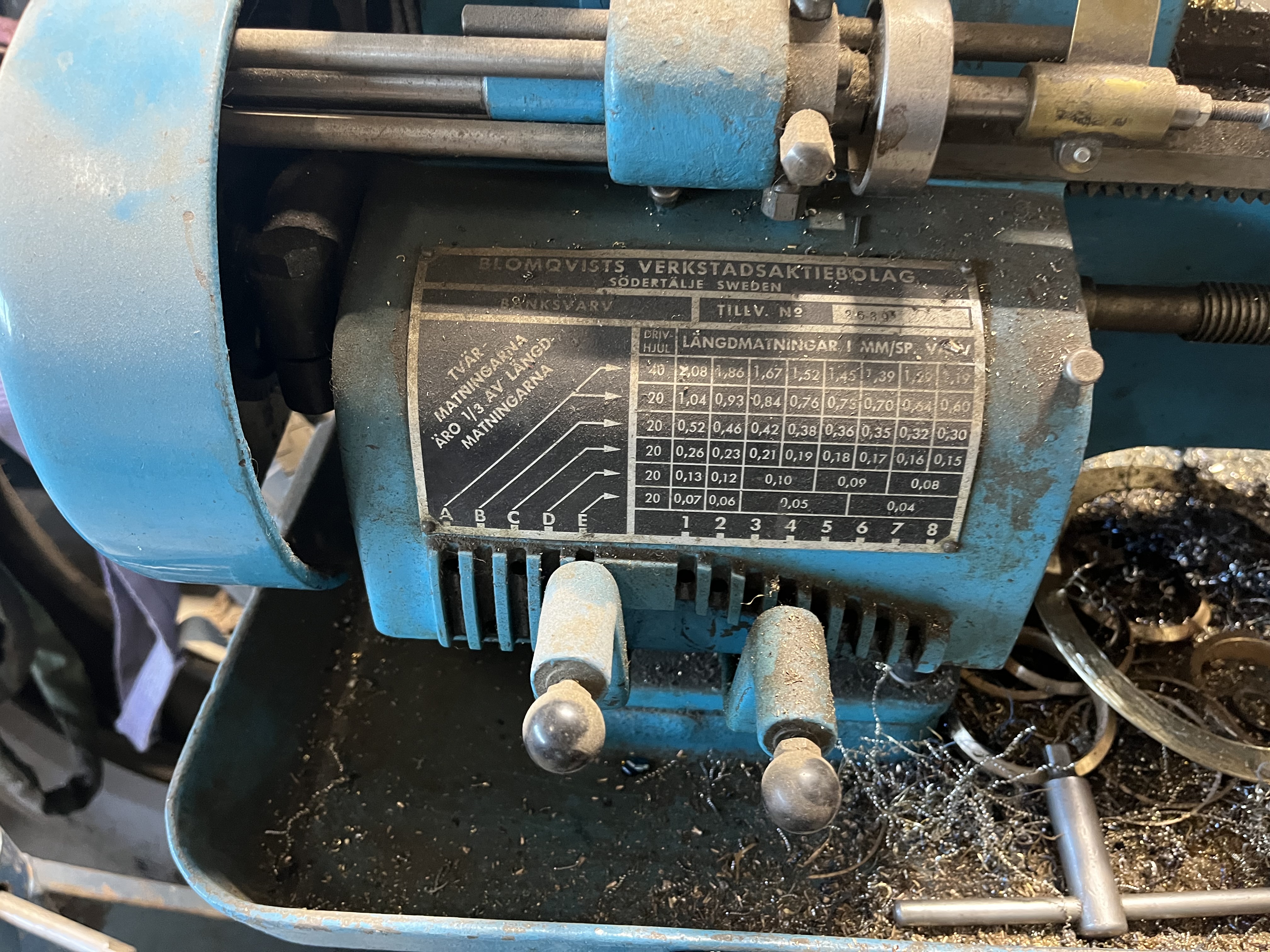 Lathe - Blomqvist BSN - PS Auction - We value the future - Largest