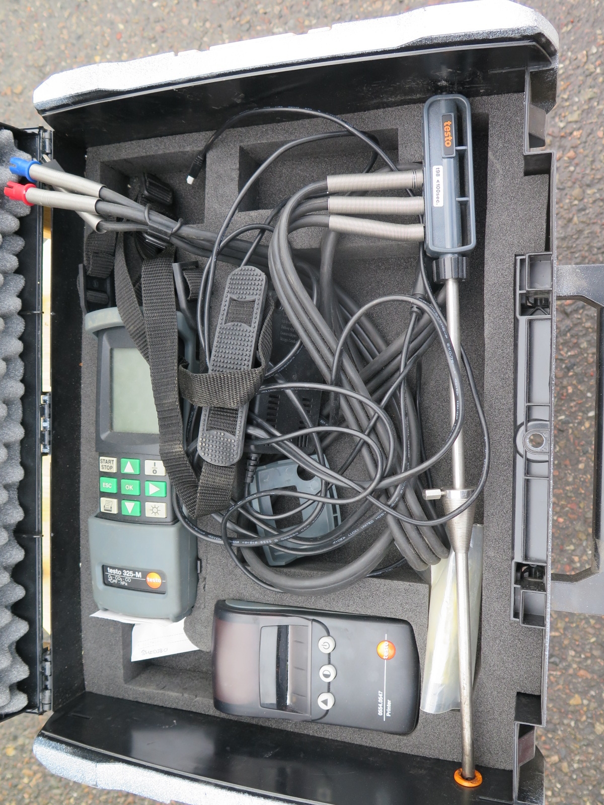 Smoke gas meter Testo 325-M - PS Auction - We value the future 