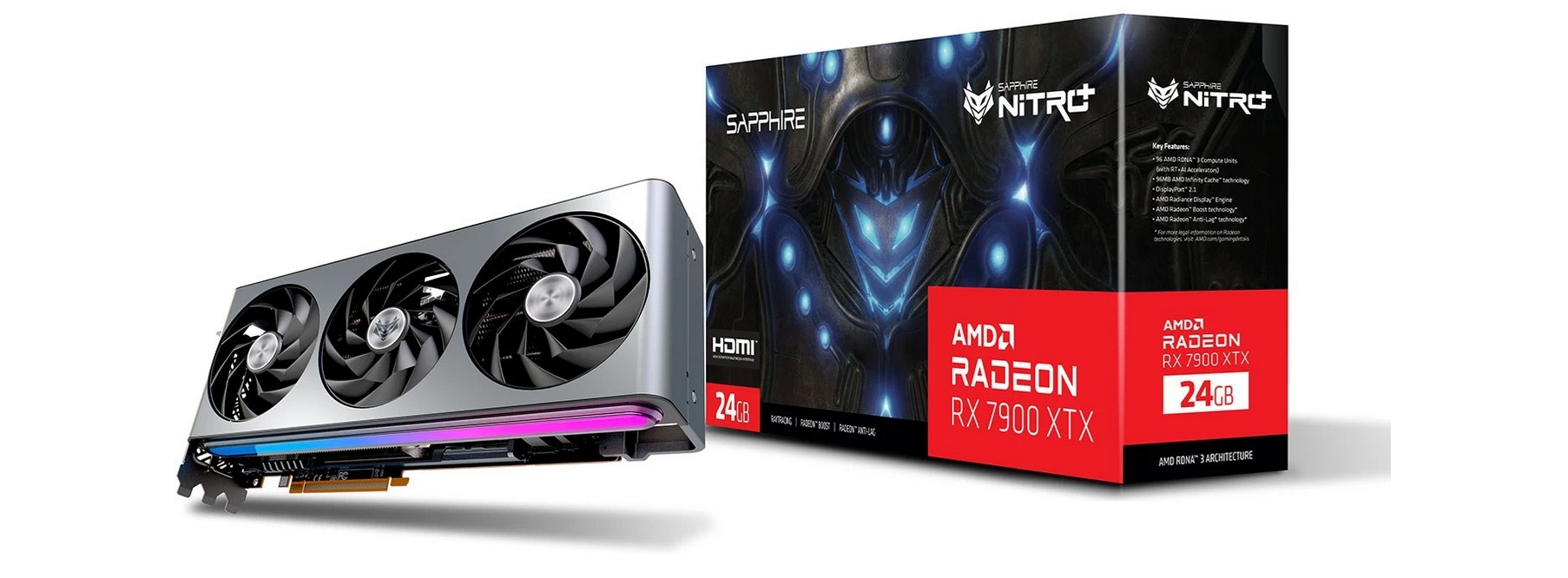 Graphics card Sapphire Radeon RX 7900 XTX 24GB OC NITRO+