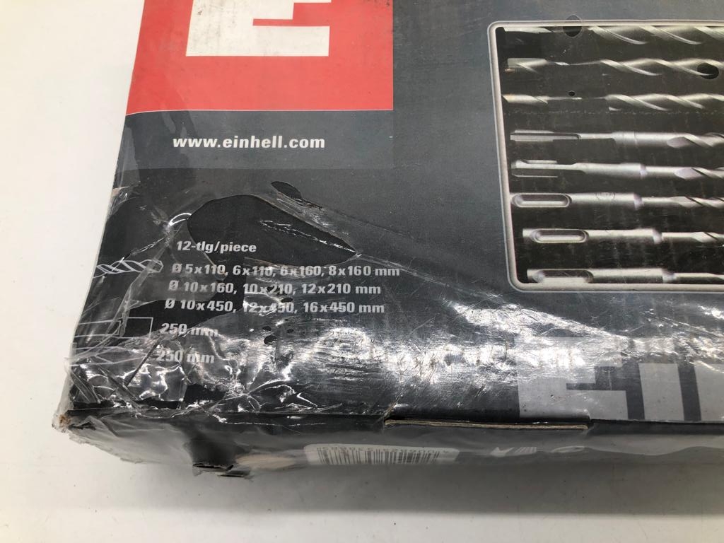 Drill and chisel set Einhell 12 parts Shipping included (L565) PS Auction We value the