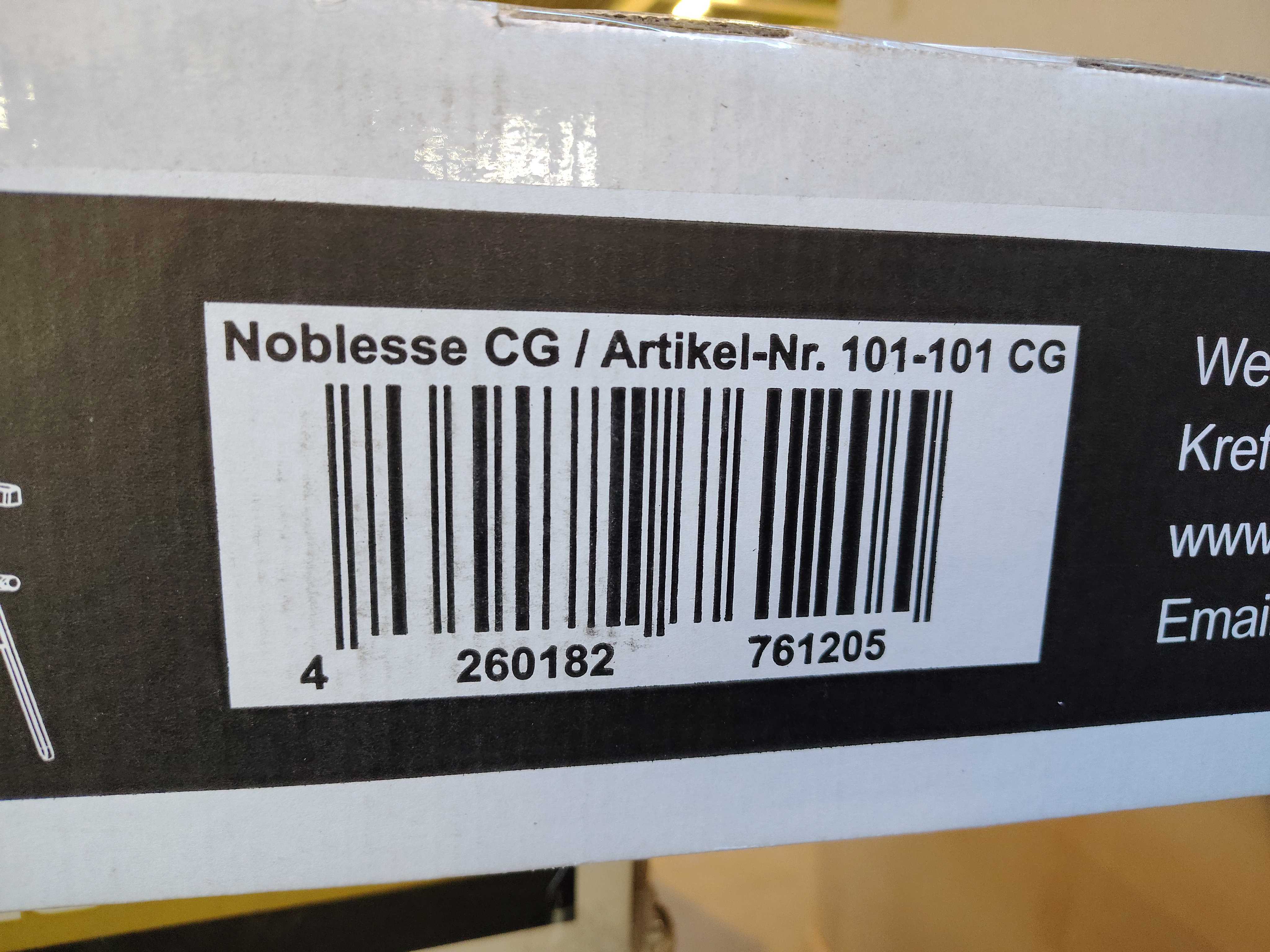 Camping chair - Westfield, Noblesse, grey, high back, DuraLite - PS ...
