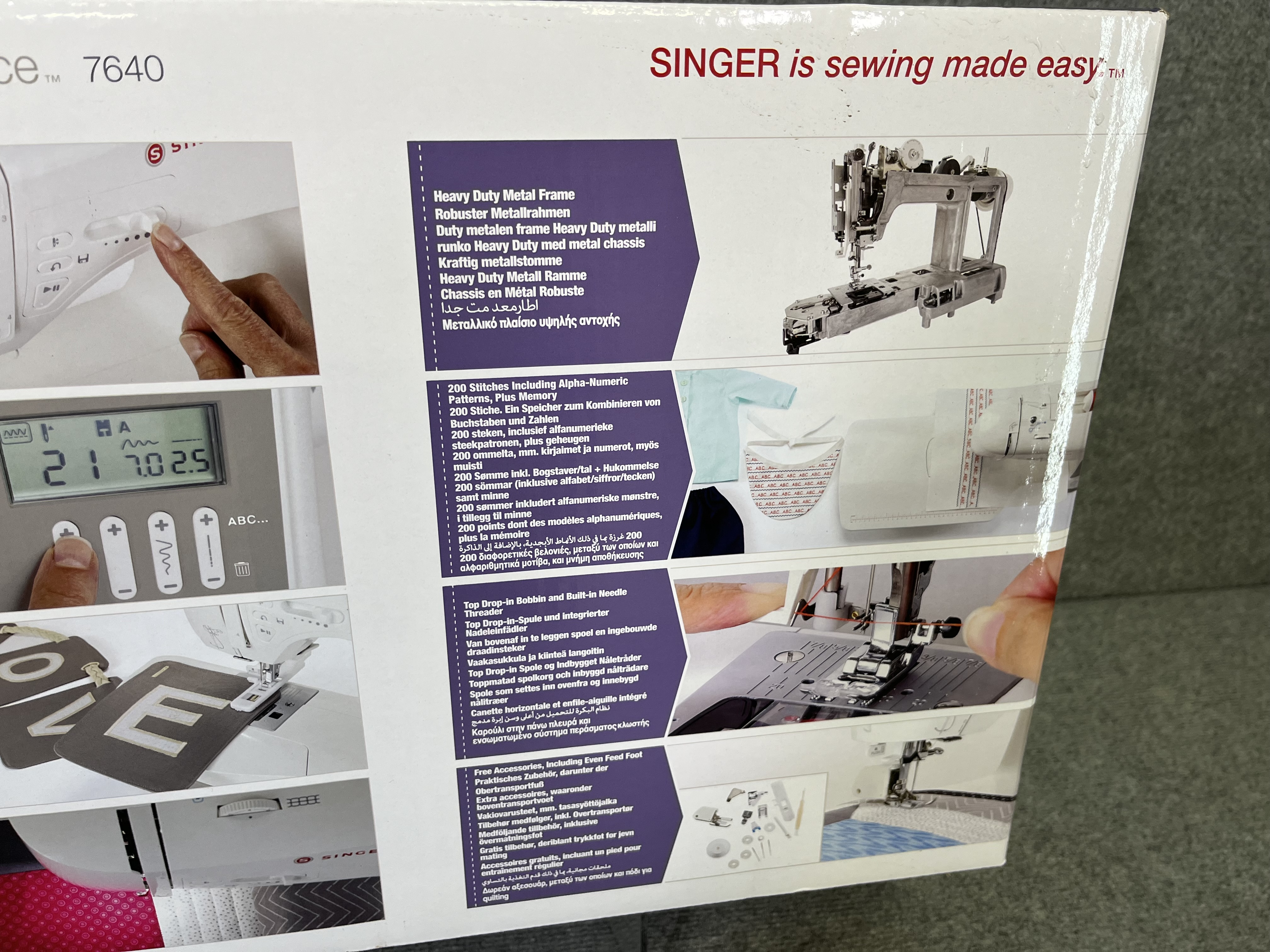 Singer Sewing machine Confidence 7640 (New in box) - PS