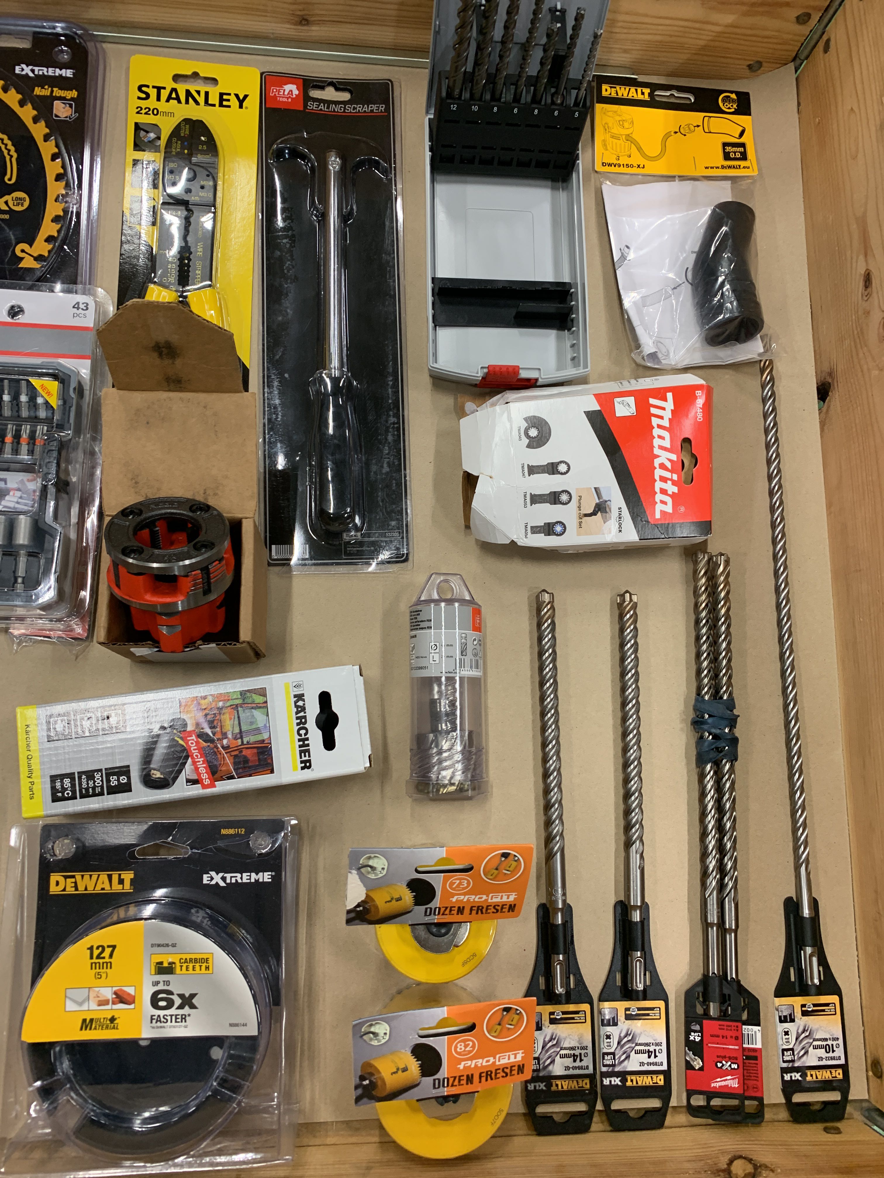 Tool range - PS Auction - We value the future - Largest in net auctions
