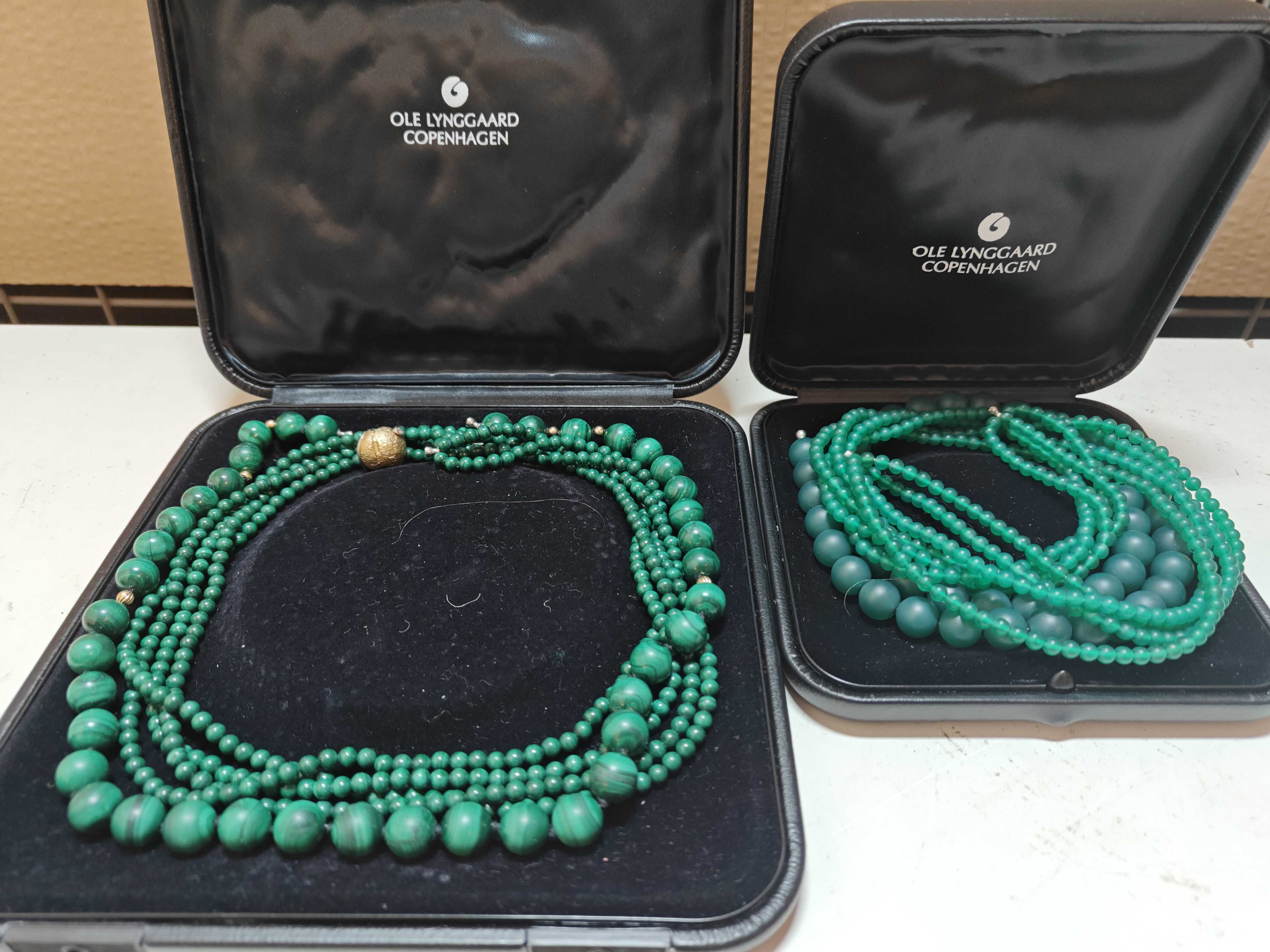 Necklace 4 pcs - Ole Lynggaard including a ball lock in 18k gold