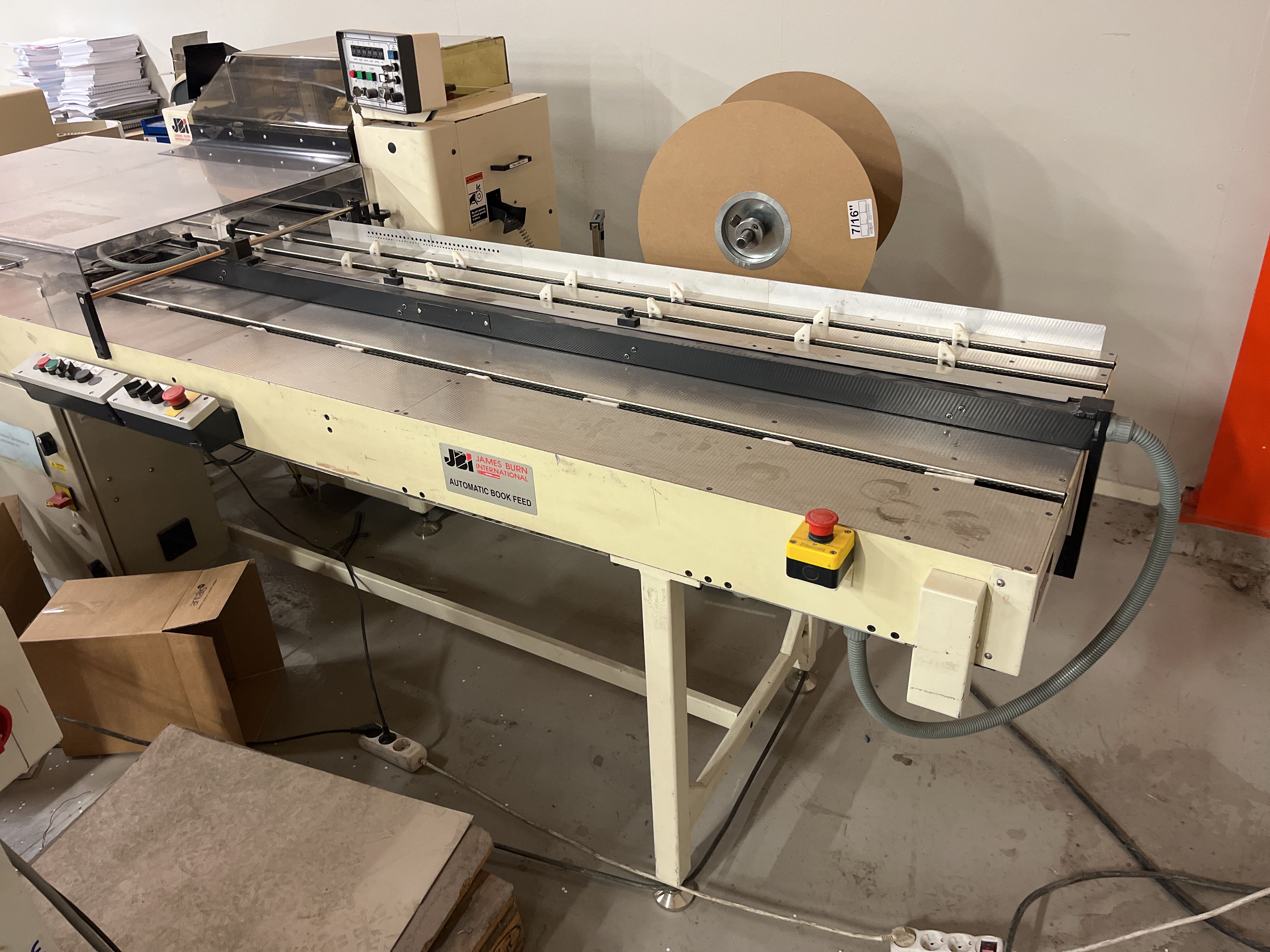 James Burn BB43H / BFU Bookbinding machine PS Auction We value the