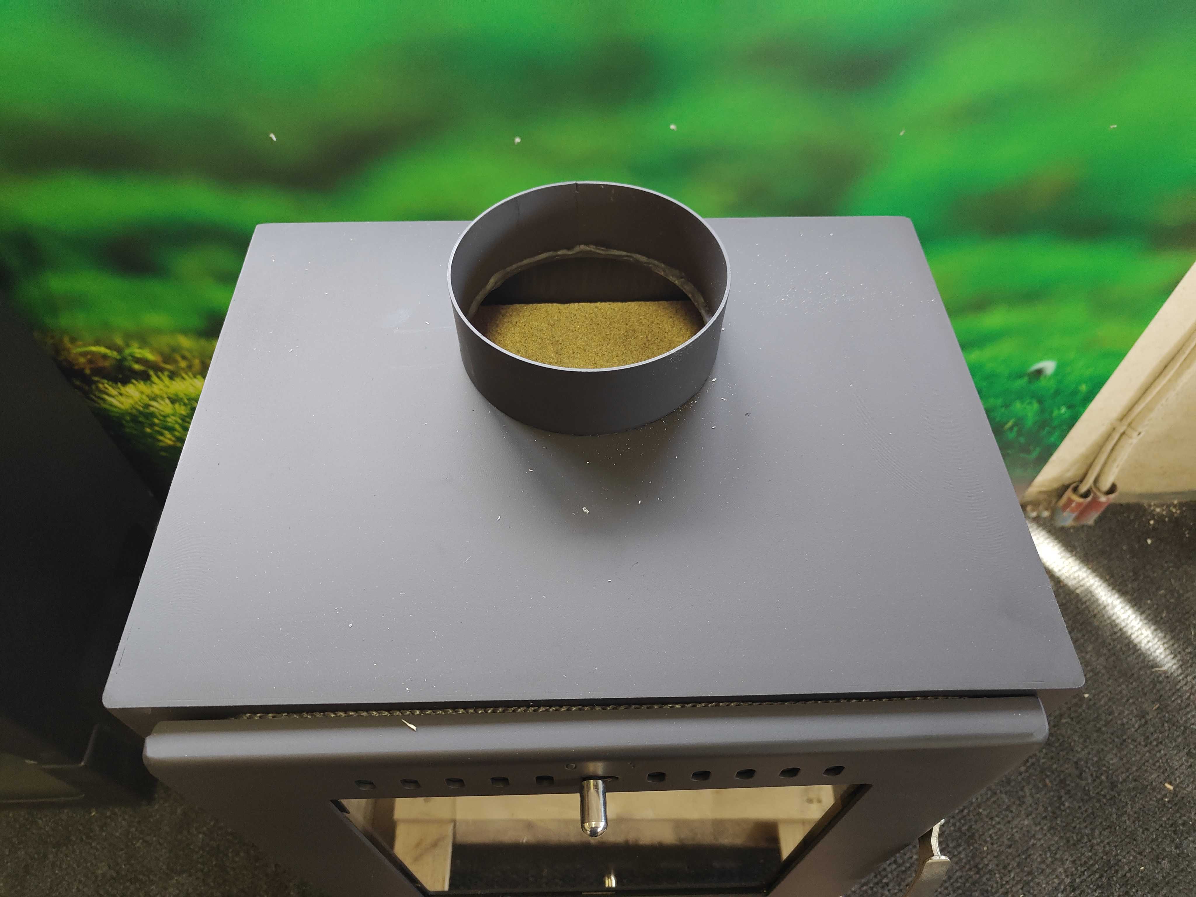 Stove Shell New wood-burning stove Shell Serpentino - PS Auction - We value the ...