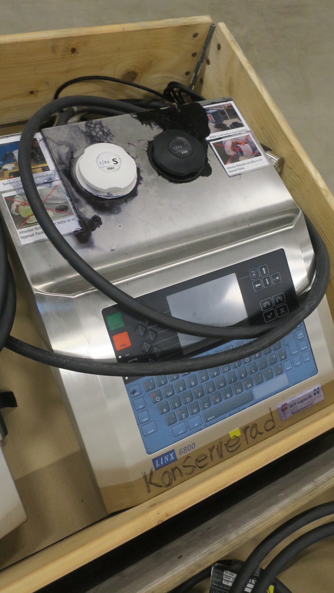 4 pc Linx inkjet printer - PS Auction - We value the future