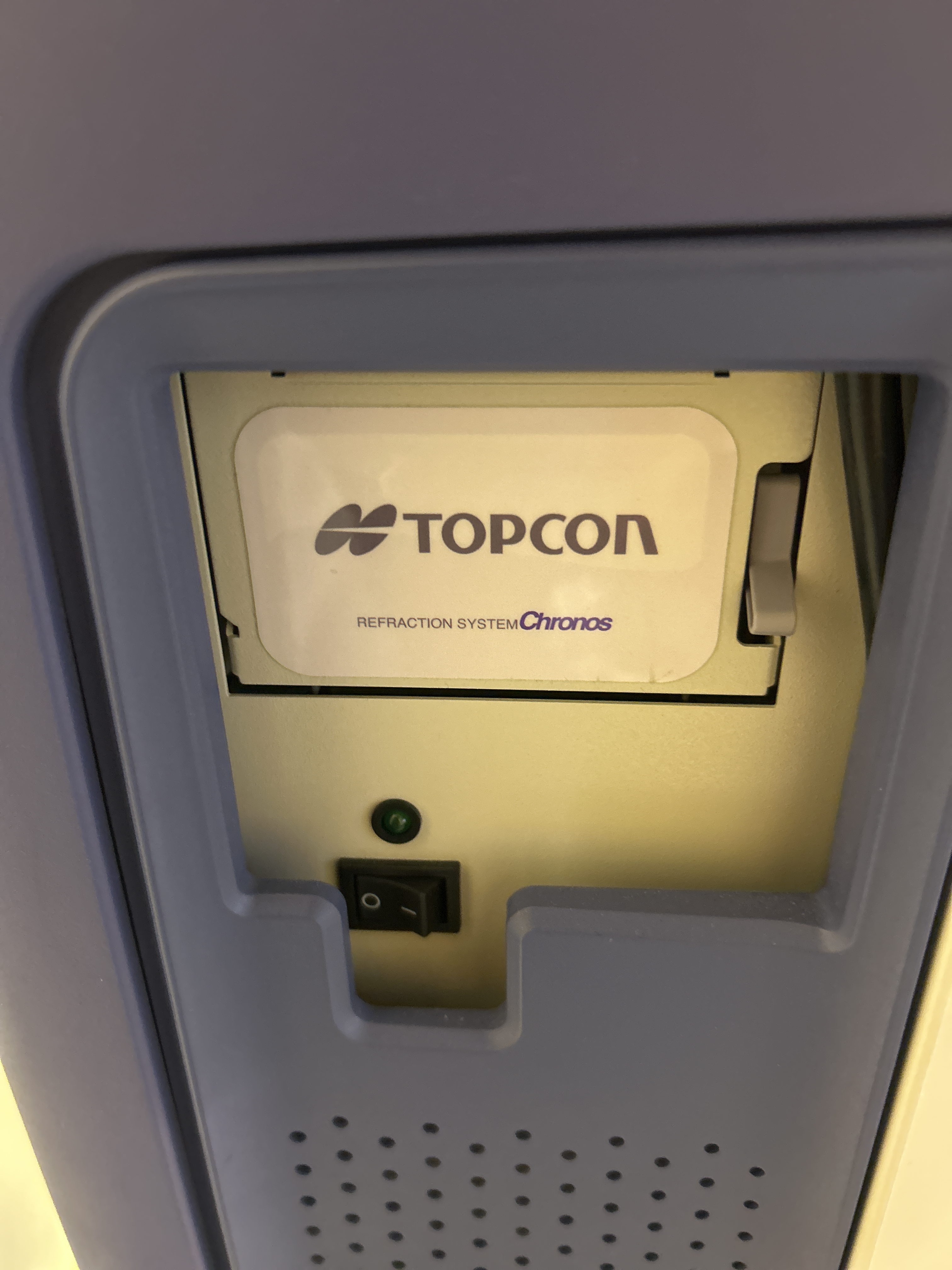 Topcon Serial Number Refraction machine Chronos Topcon 2020 / serial number AN2000187 - PS ...