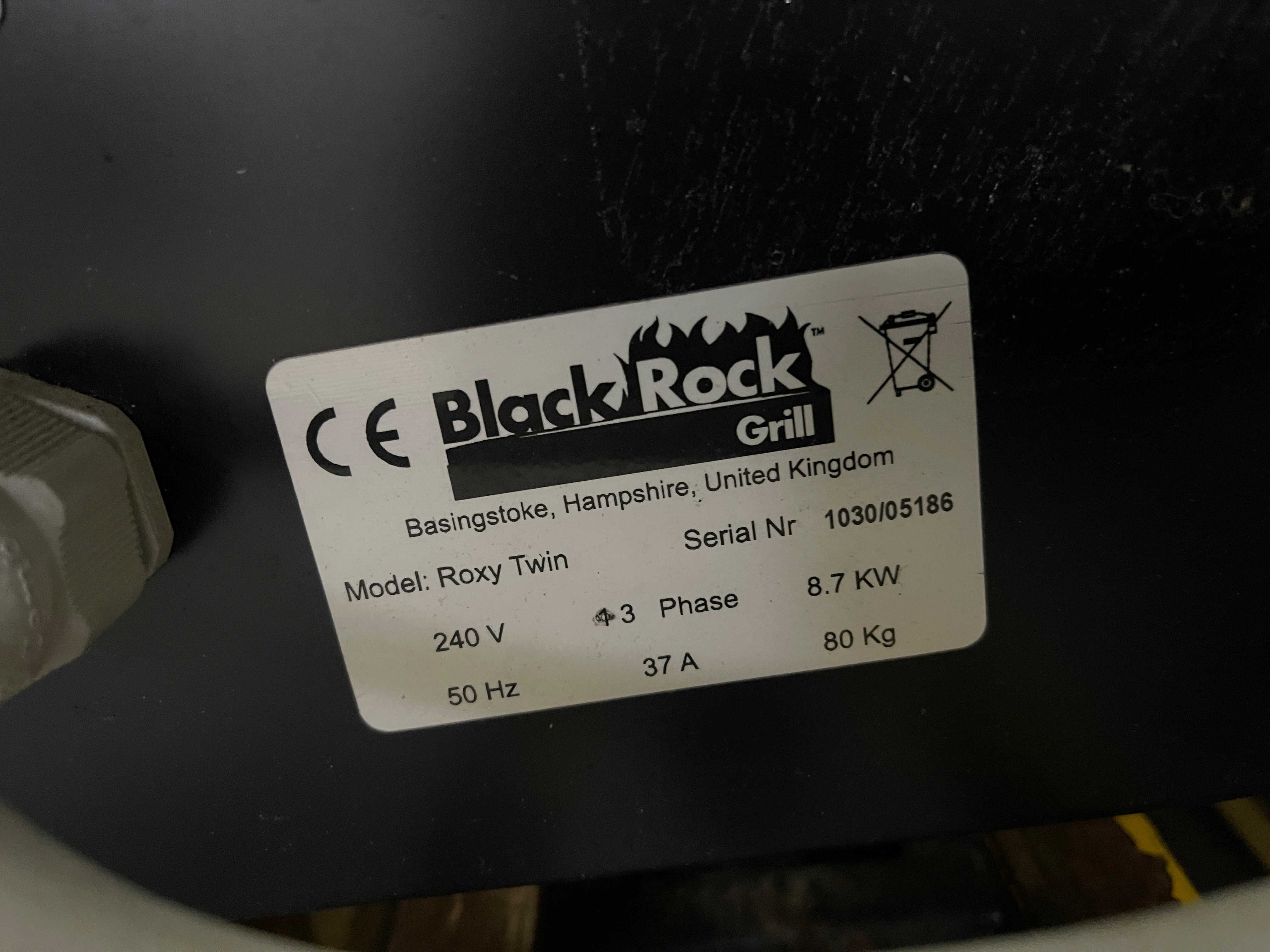 Black Stone Grill Roxy Twin incl. 25 plates, stones etc. - PS Auction - We  value the future - Largest in net auctions