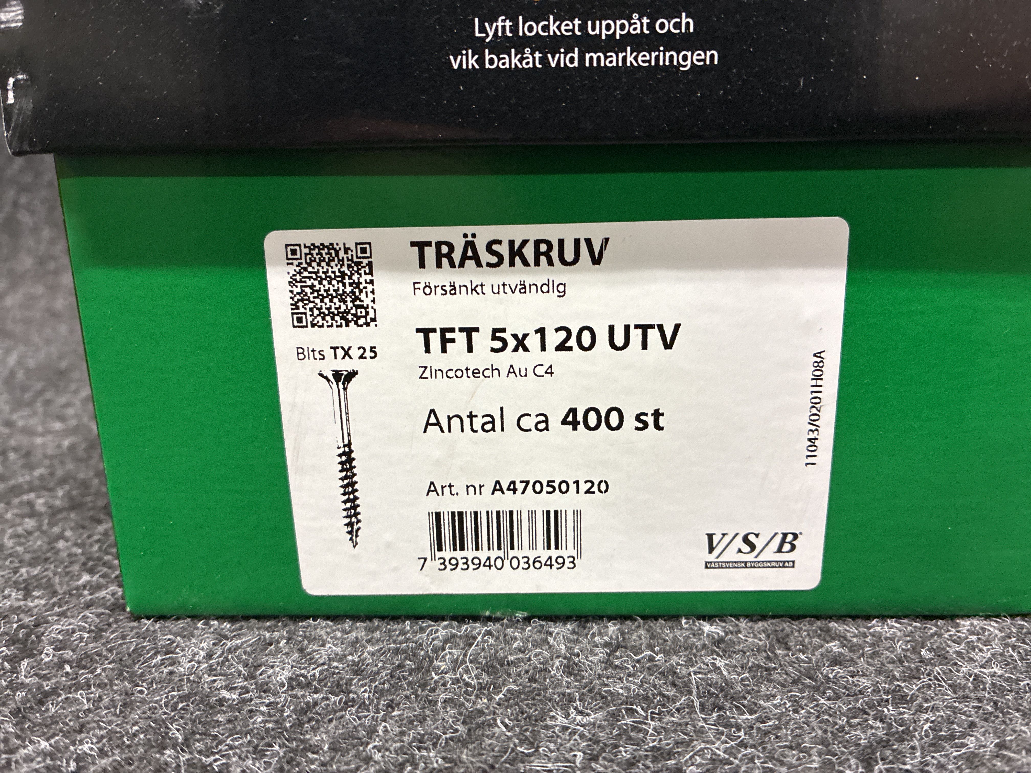 9 st Förpackningar Träskruv, VSB - Auktioner online - Nätauktioner ...