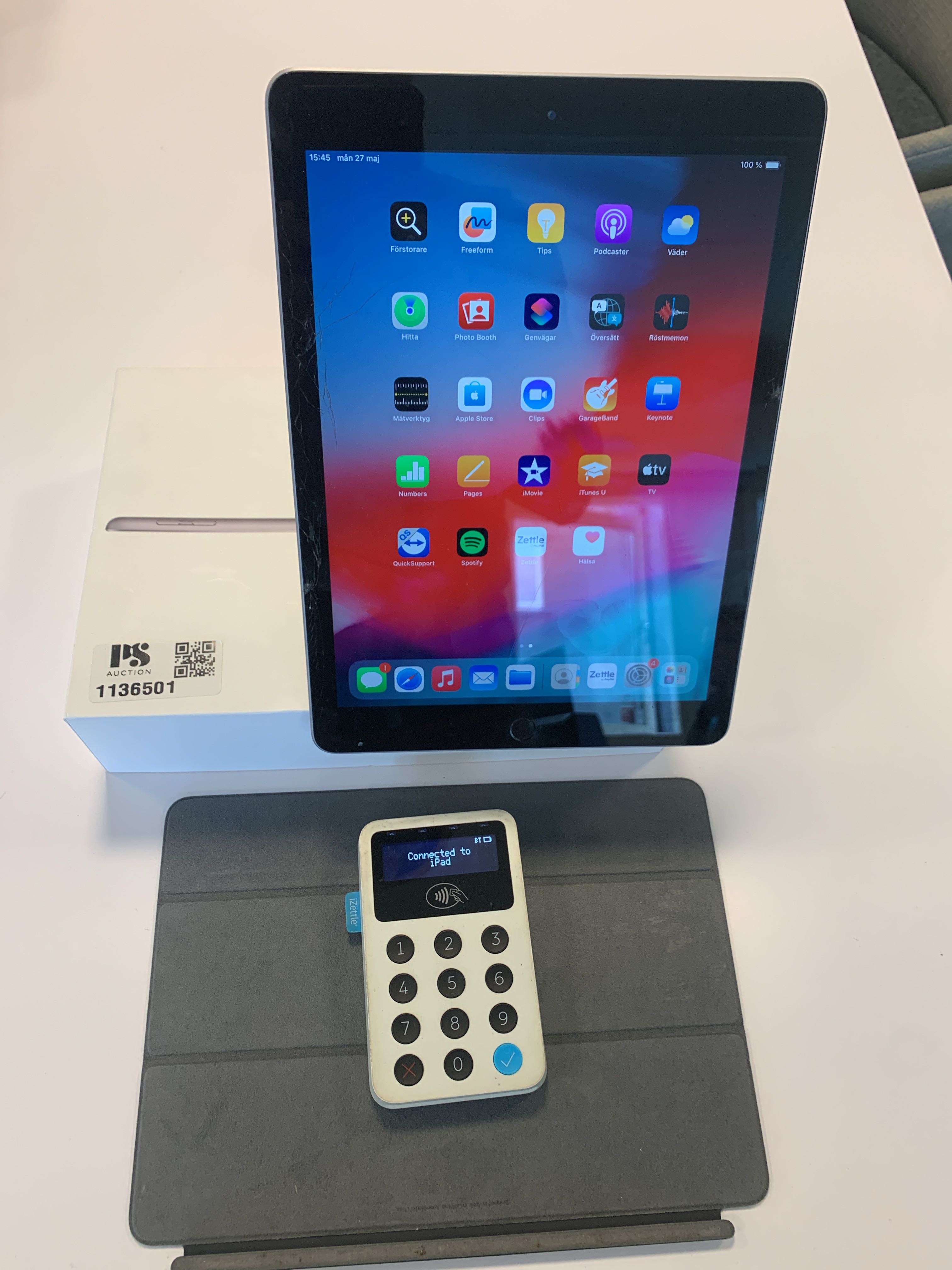 Apple iPad including Izettle - PS Auction - We value the future