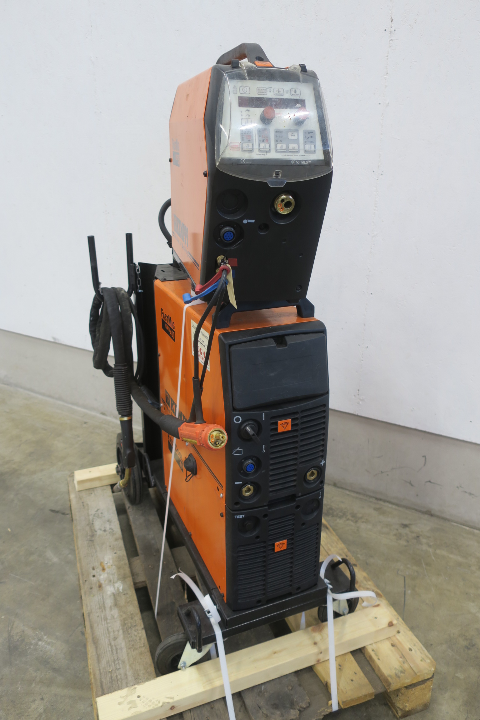 Mig welding machine Kemppi FastMig KMS 400 Synergic PS Auction We