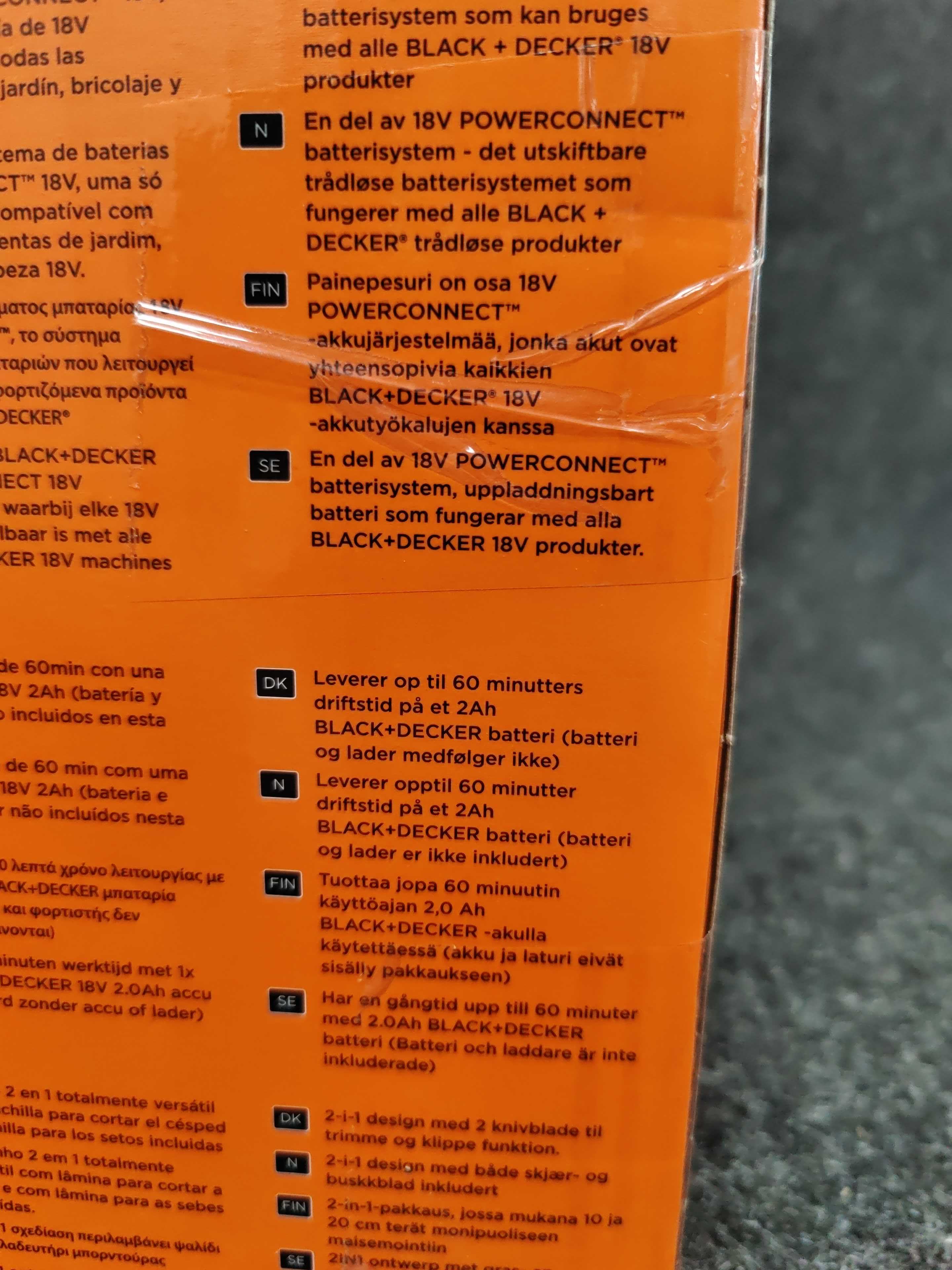 18V Gras- en struikschaar (zonder accu) - BLACK DECKER
