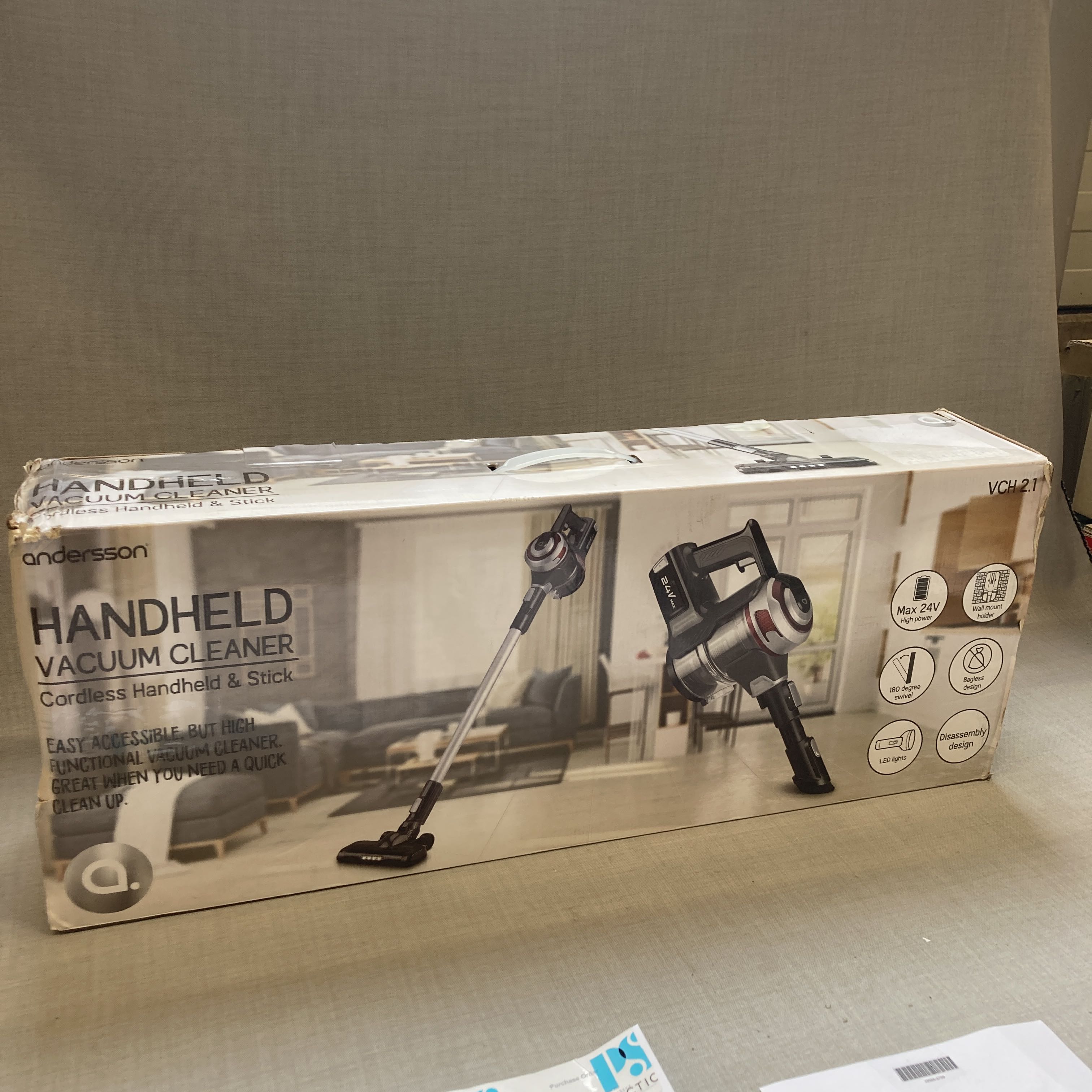 Hand vacuum cleaner Andersson Hand vacuum cleaner VCH 2.1 PS Auction