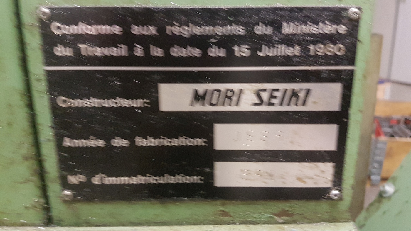 CNC vertical lathe, Mori Seiki AL-2 - PS Auction - We value