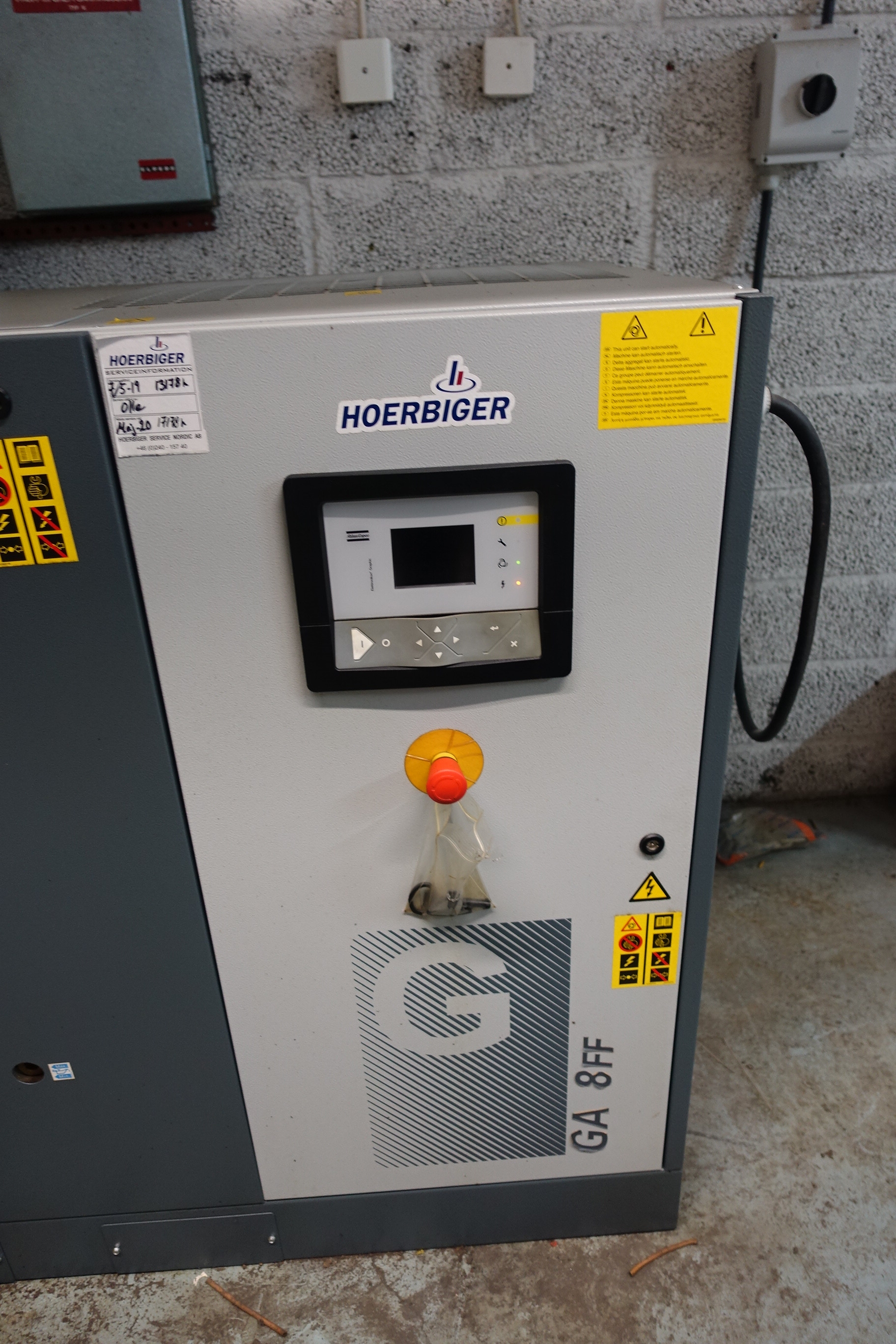 最前線の Atlas Compressor Copco PS - 11 GX dryer cooling with 8FF, GA その他