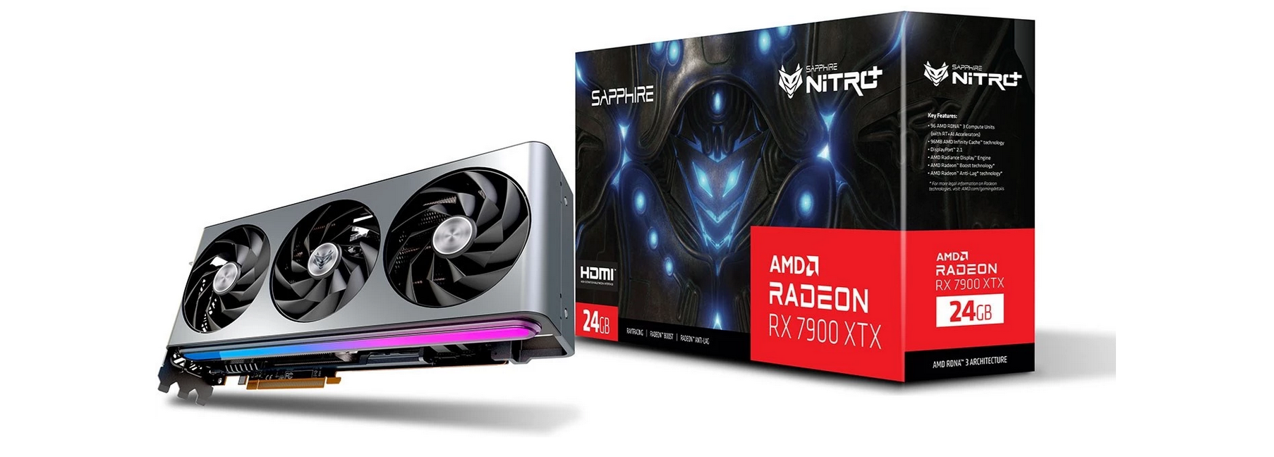 Graphics card Sapphire Radeon RX 7900 XTX 24GB OC NITRO+ - PS 