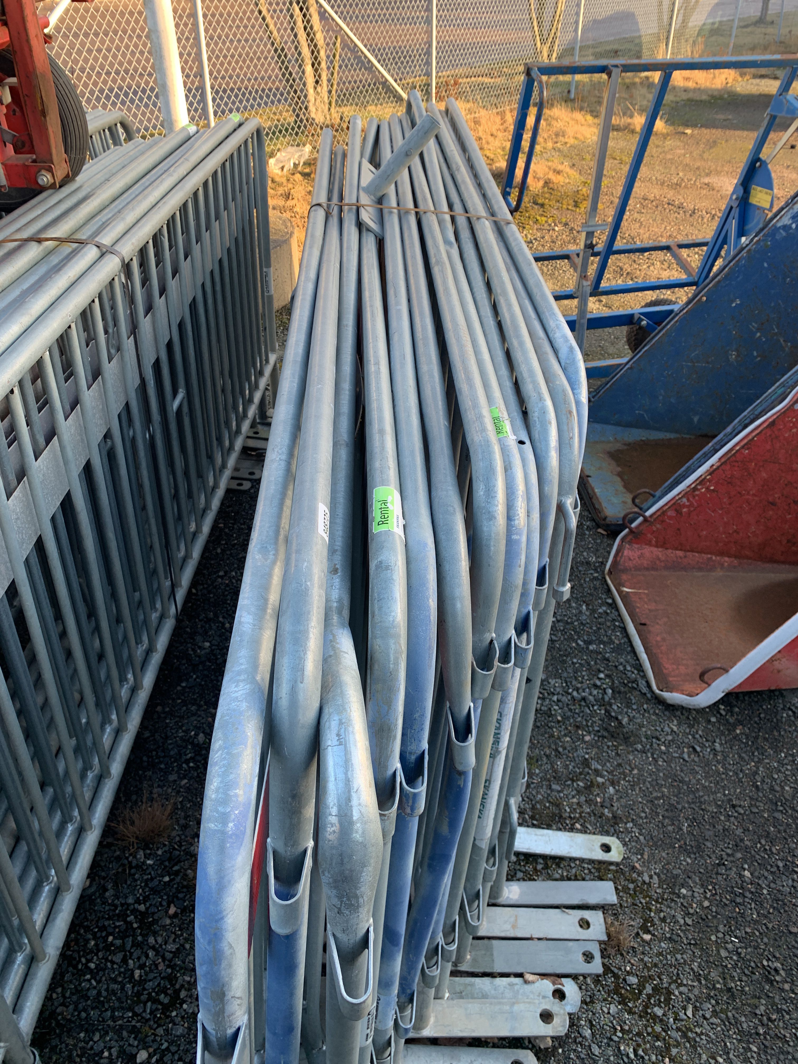 Riot fence, 12 sections - PS Auction - We value the future - Largest in ...