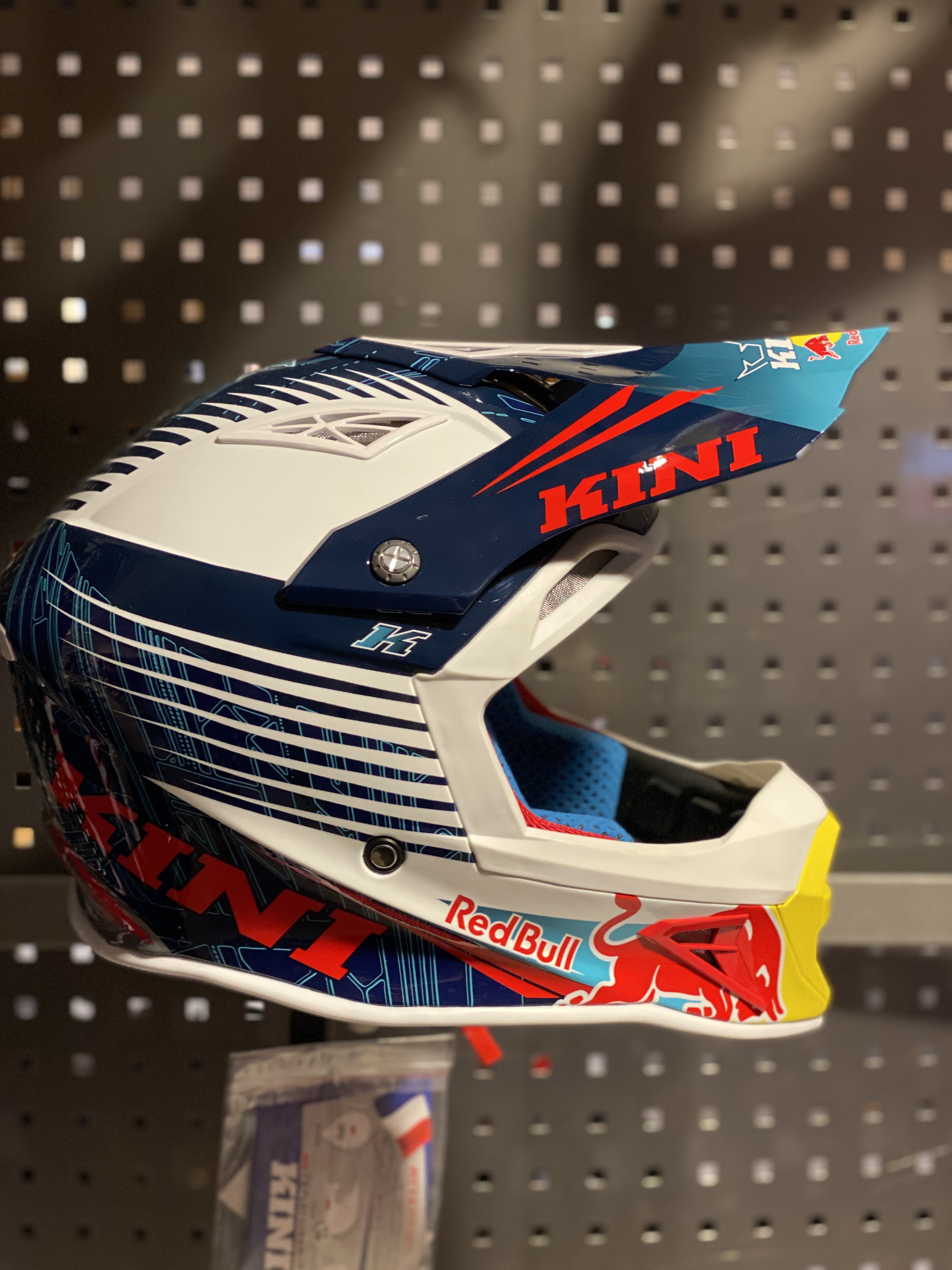 Cross Helmet Kini Red Bull Competition Navy White -Size: L