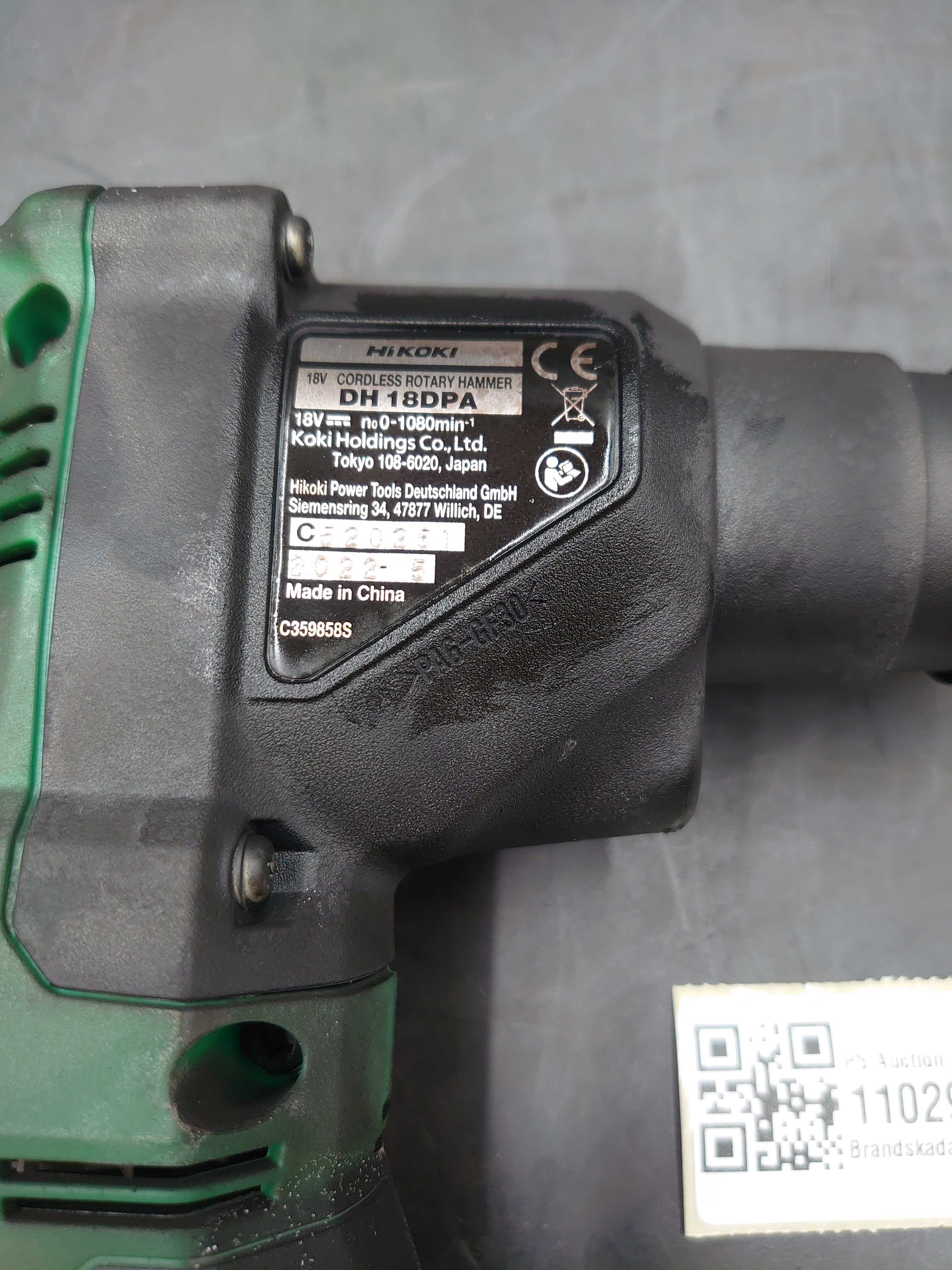 Hikoki hammer drill, DH18DPA - Shipping included - PS Auction - We 