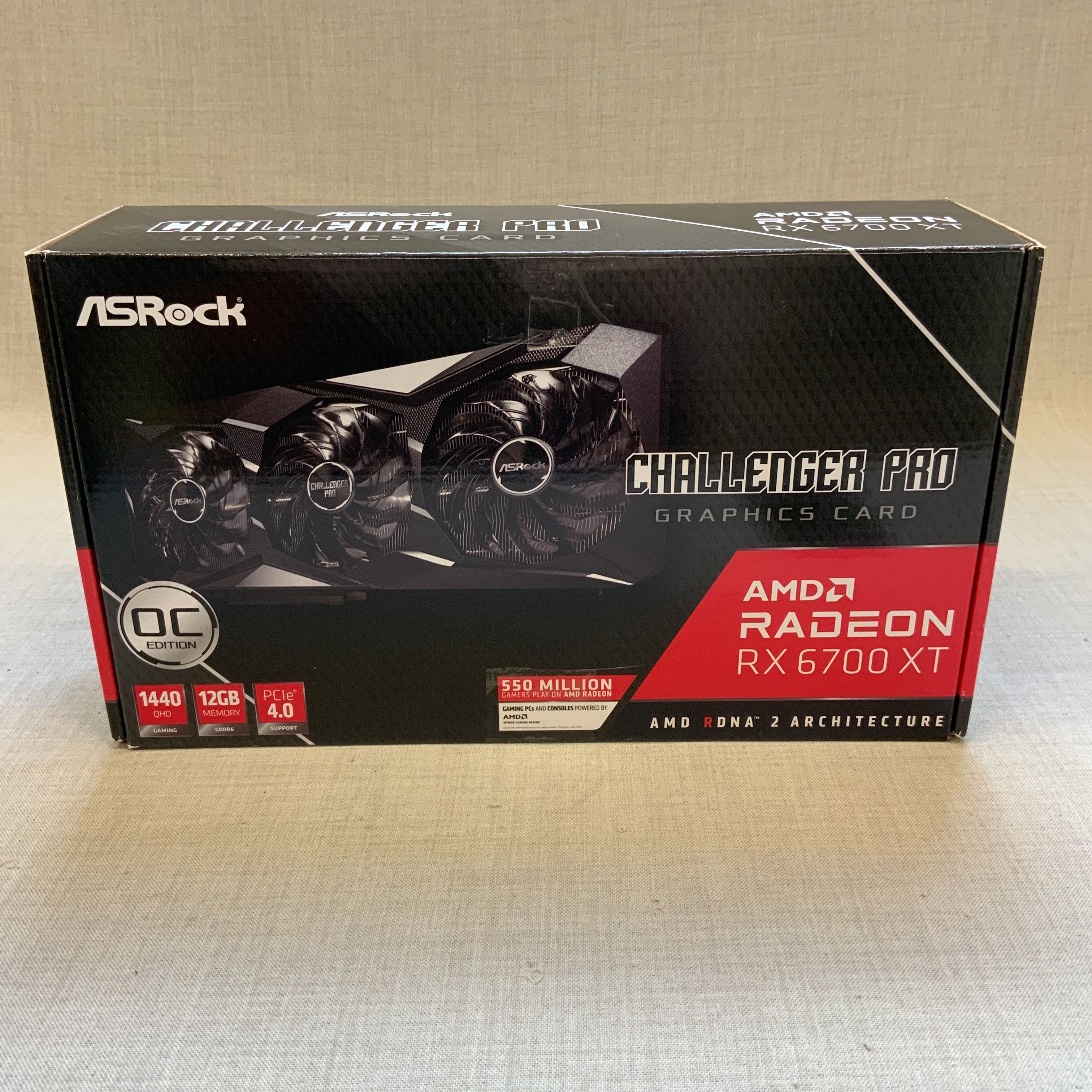 Graphics card ASRock Radeon RX 6700XT Challenger Pro 12GB OC - PS ...